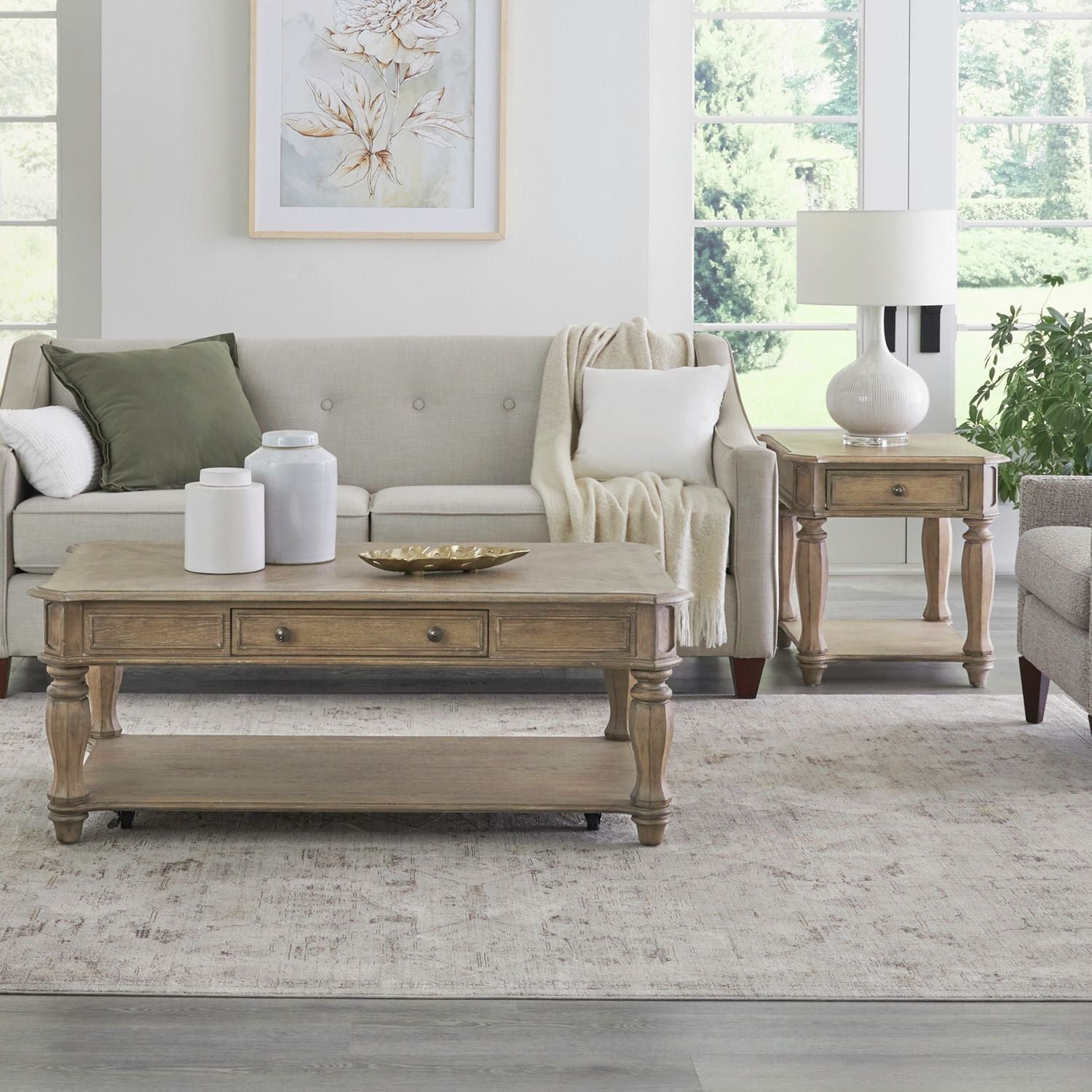 Magnolia Manor - Alternate 3 Piece Set - Brown
