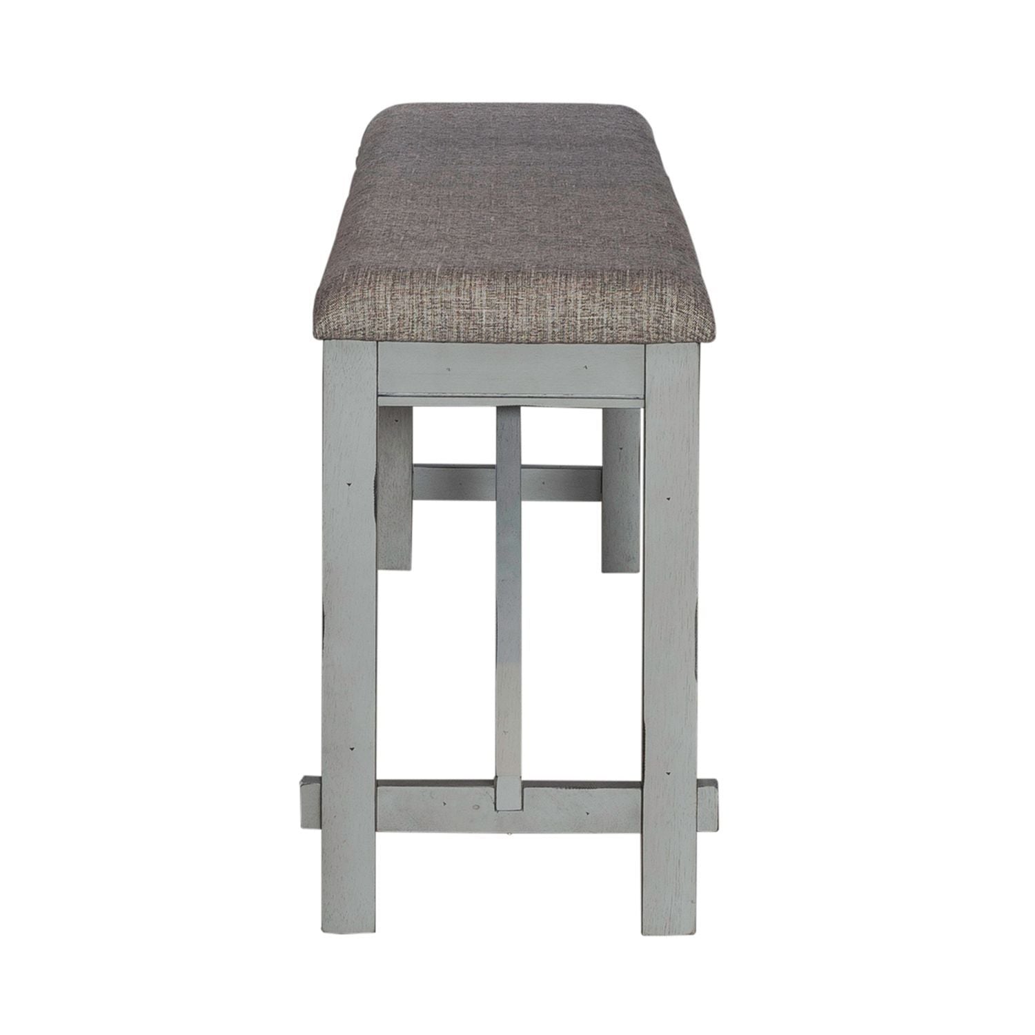 Newport - Counter Height Dining Bench - Gray