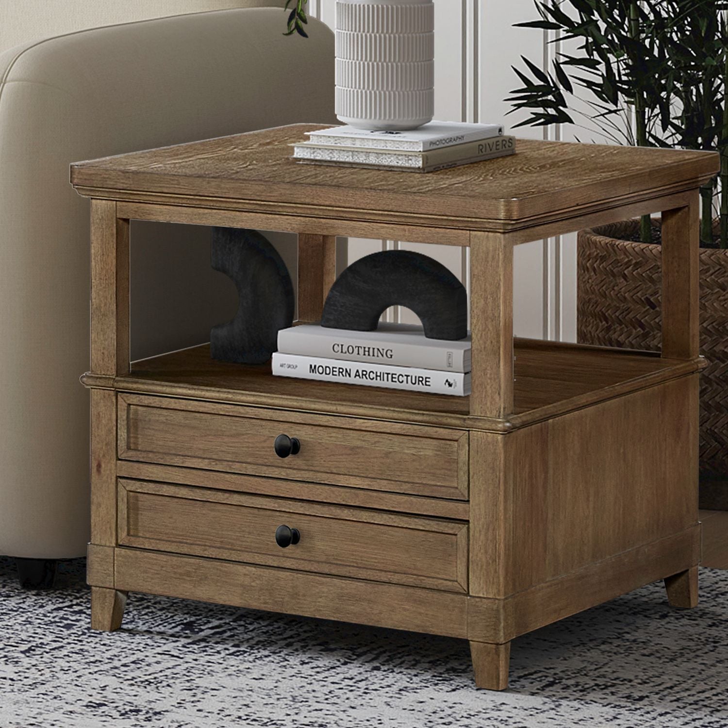 Artisan Home - 1 Drawer End Table - Brown