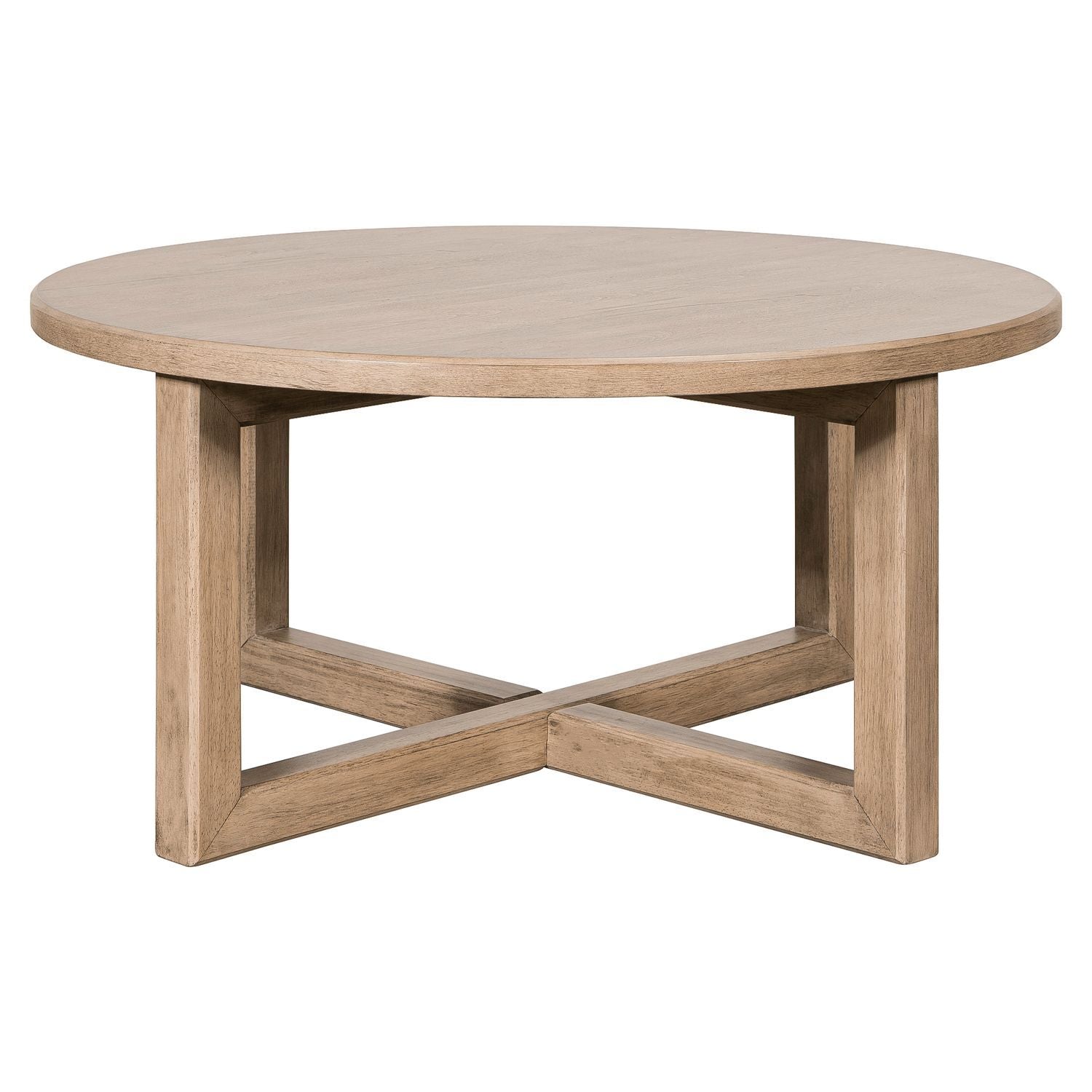 Proximity Place - Round Cocktail Table - Light Brown