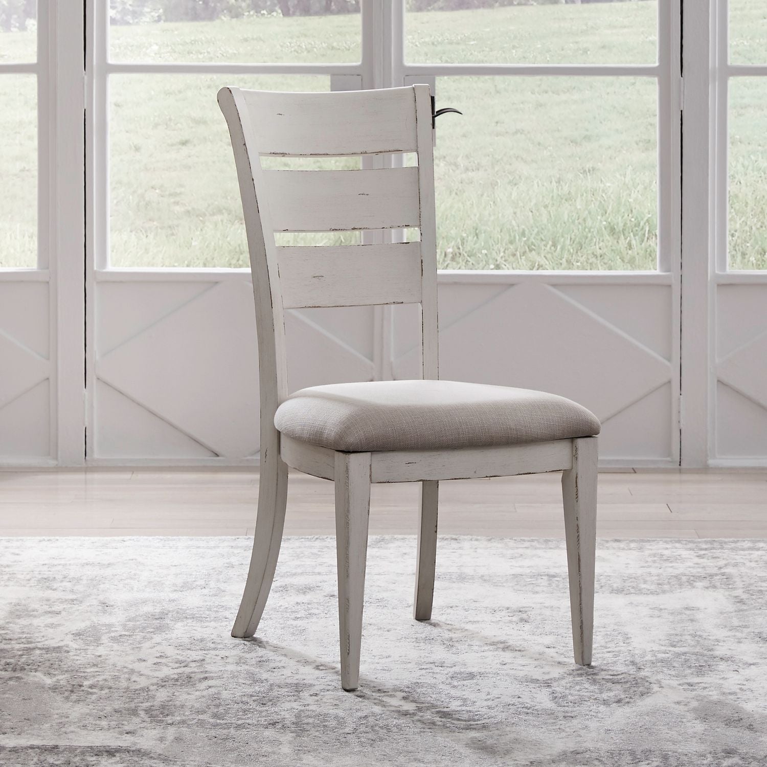 Backroads - Ladder Back Side Chair (RTA) - White