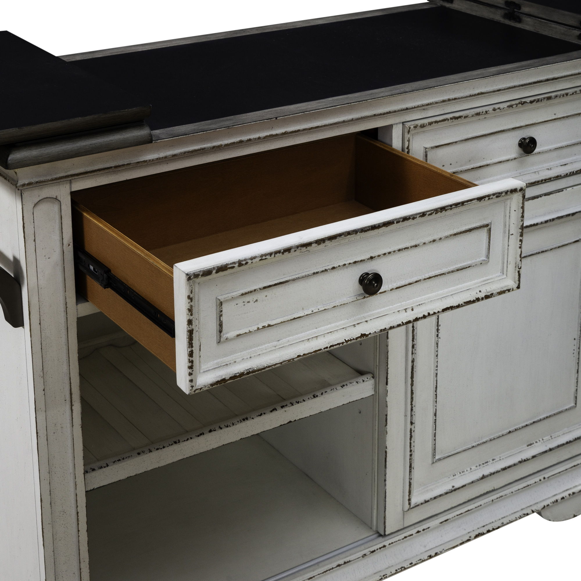 Magnolia Manor - Bar Cart - White