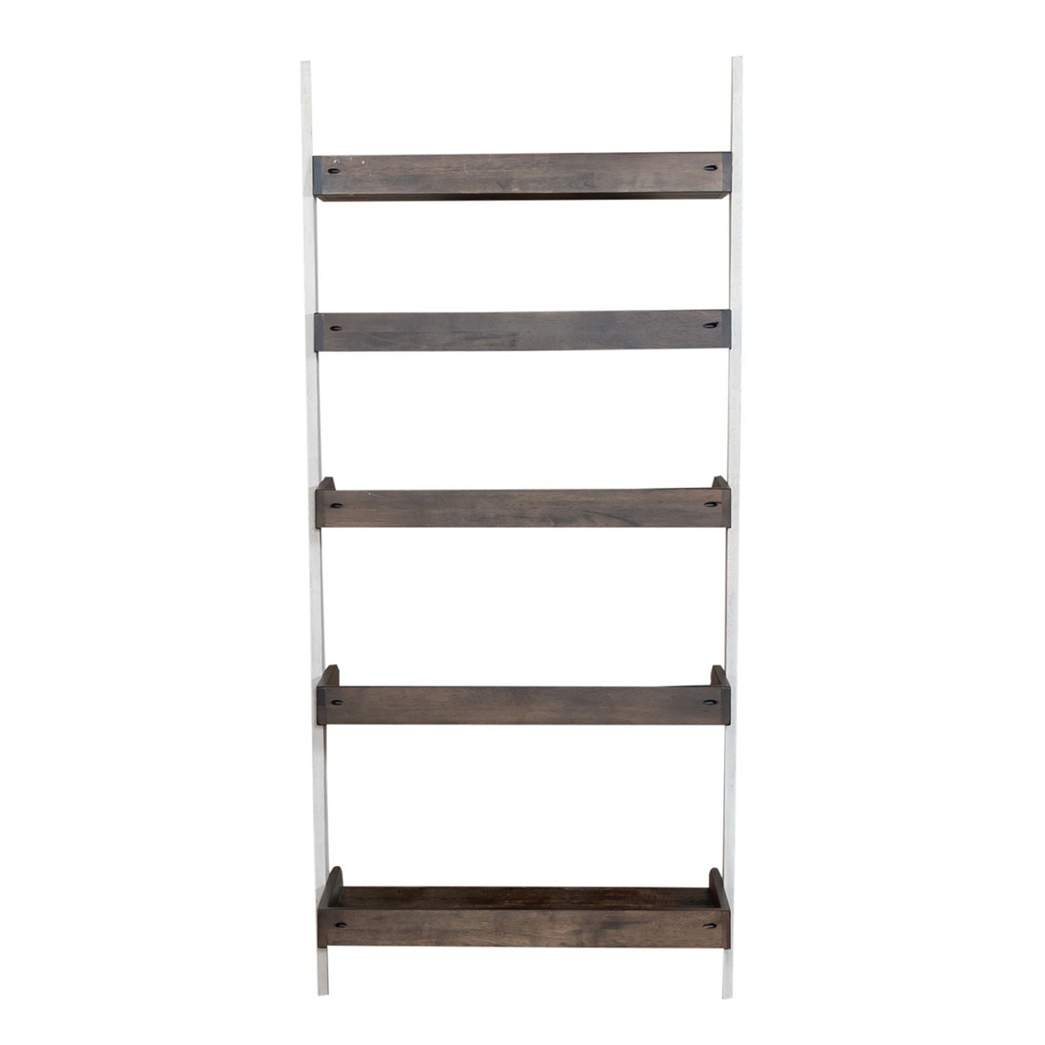 Farmhouse - Leaning Bookcase - White