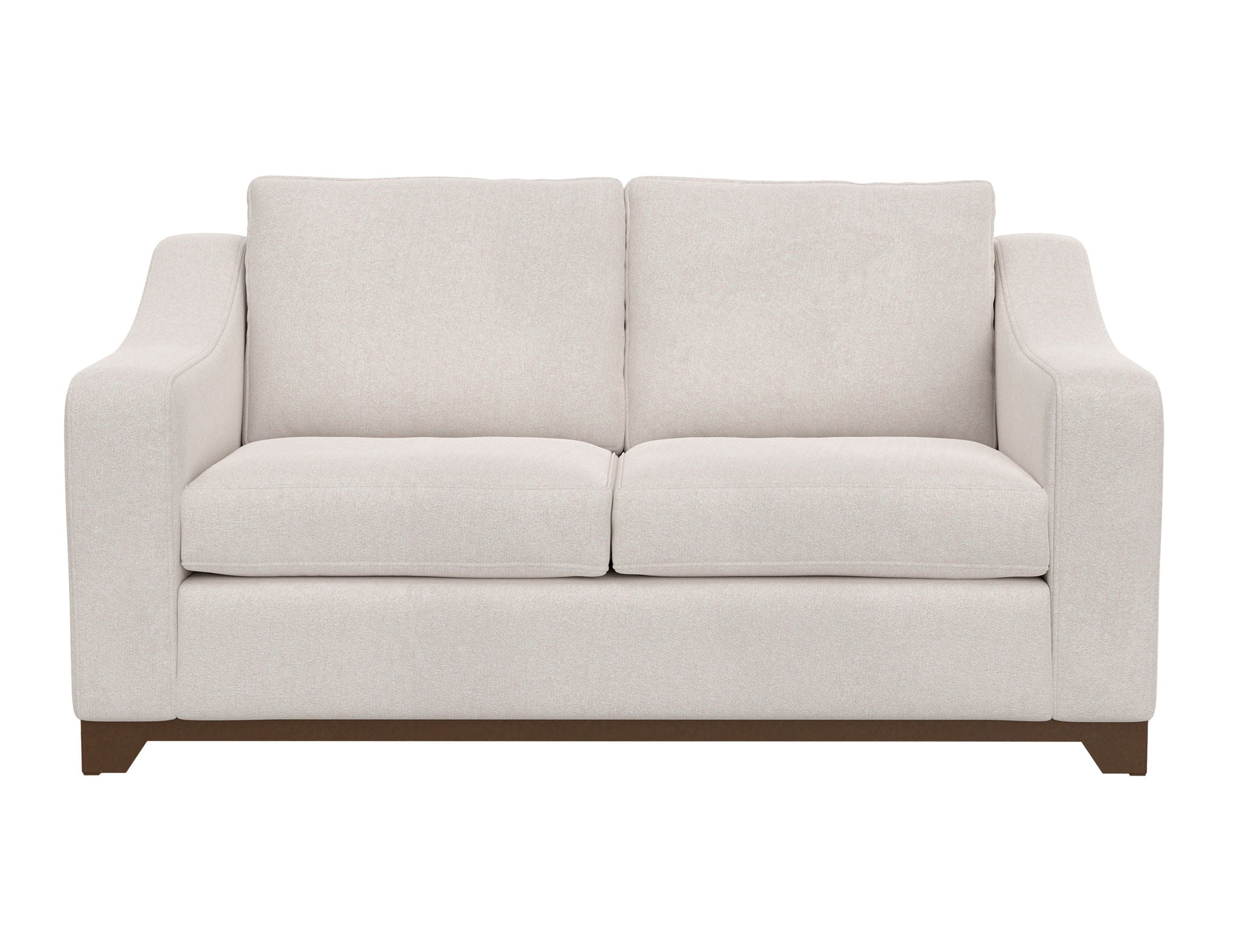 Natural Parota - Loveseat - Mink Withe