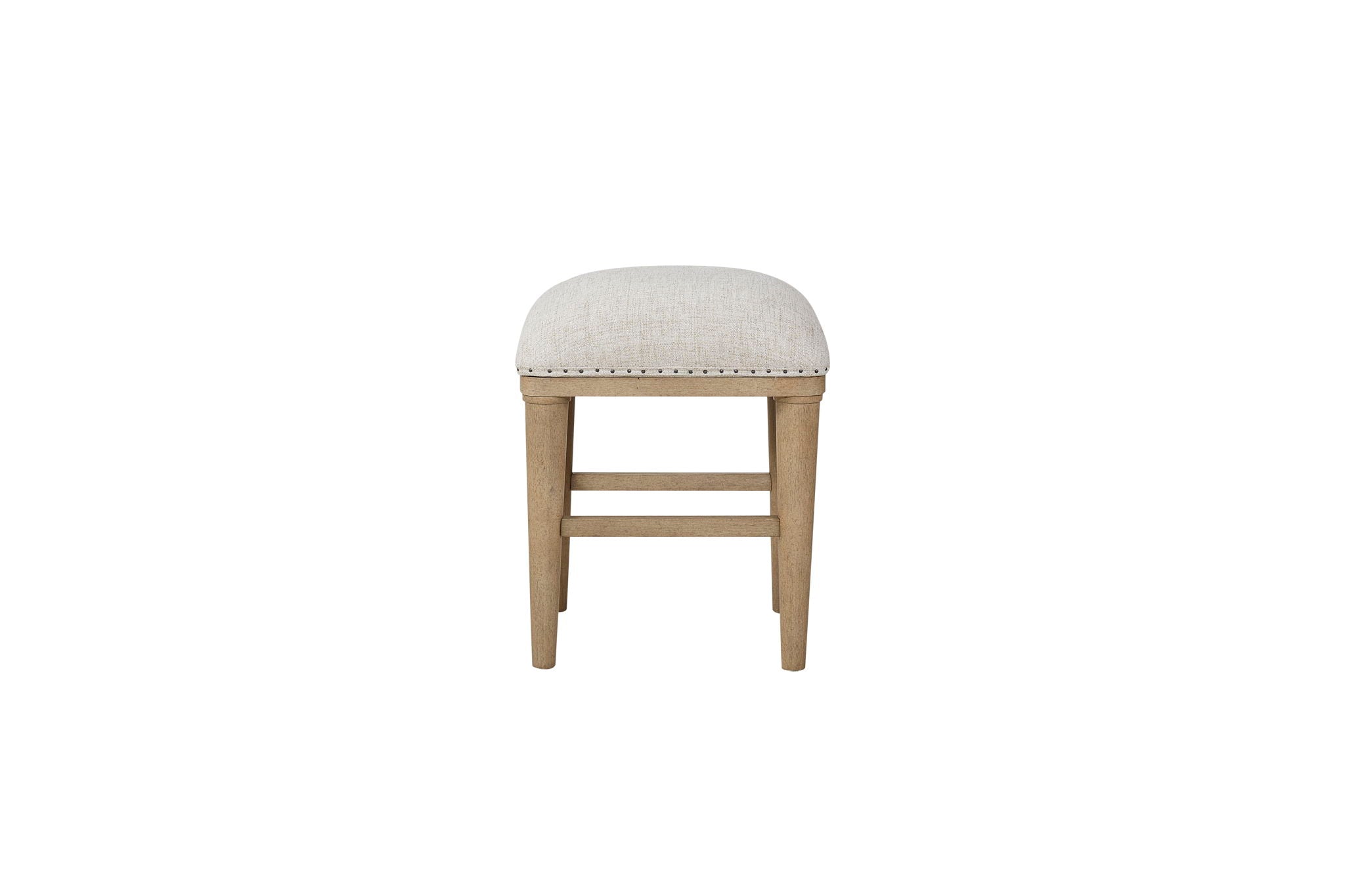 Citrus Heights - Frosted Glass Console Table With 3 Stools - Sand
