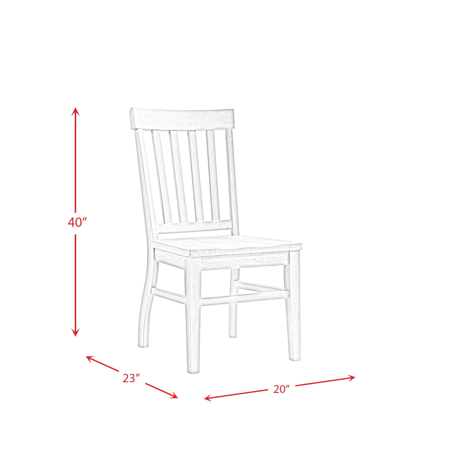 Lakeview - Round 5 Piece Dining Set (Table & Four Chairs) - White