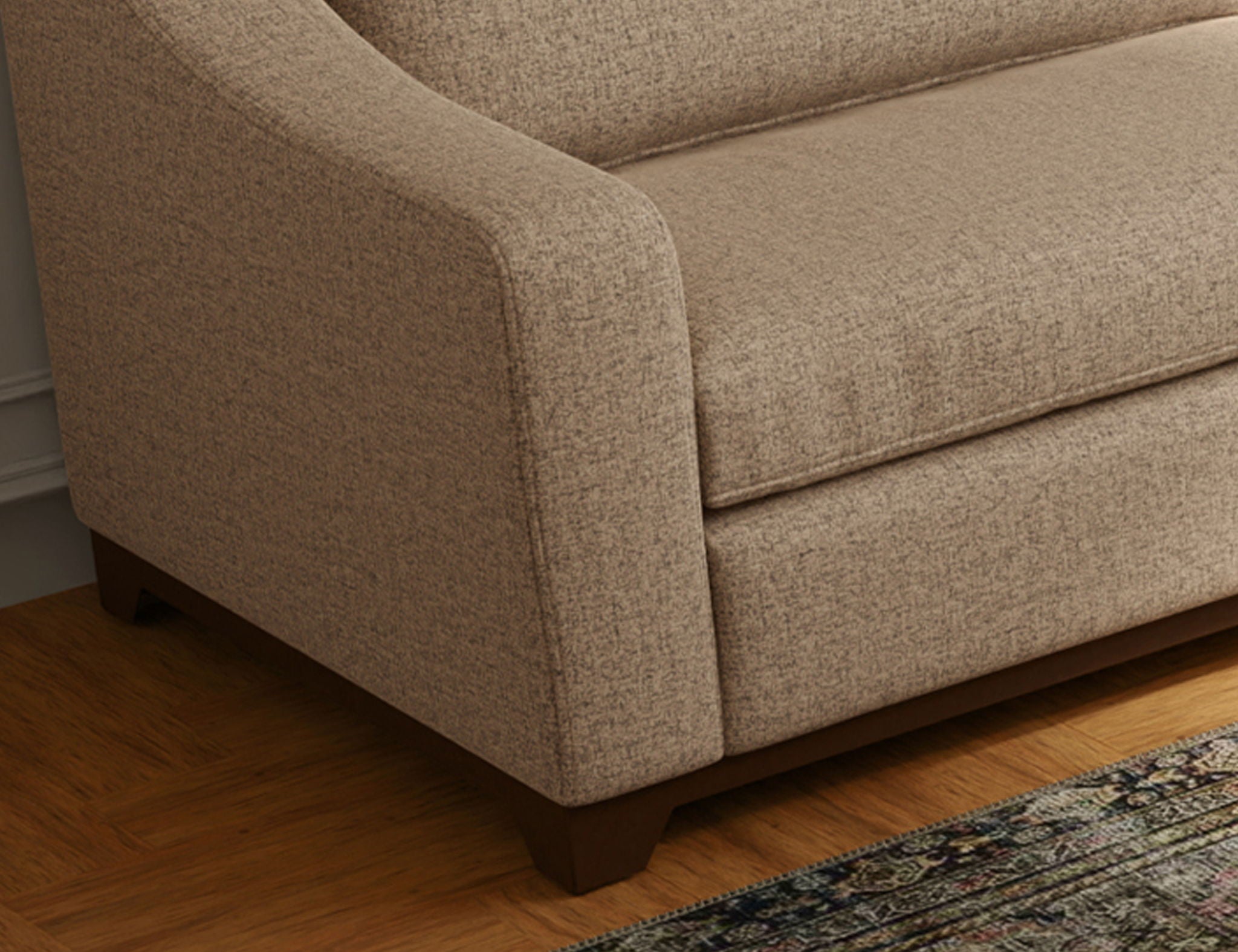 Natural Parota - Armchair - Capuccino Brown