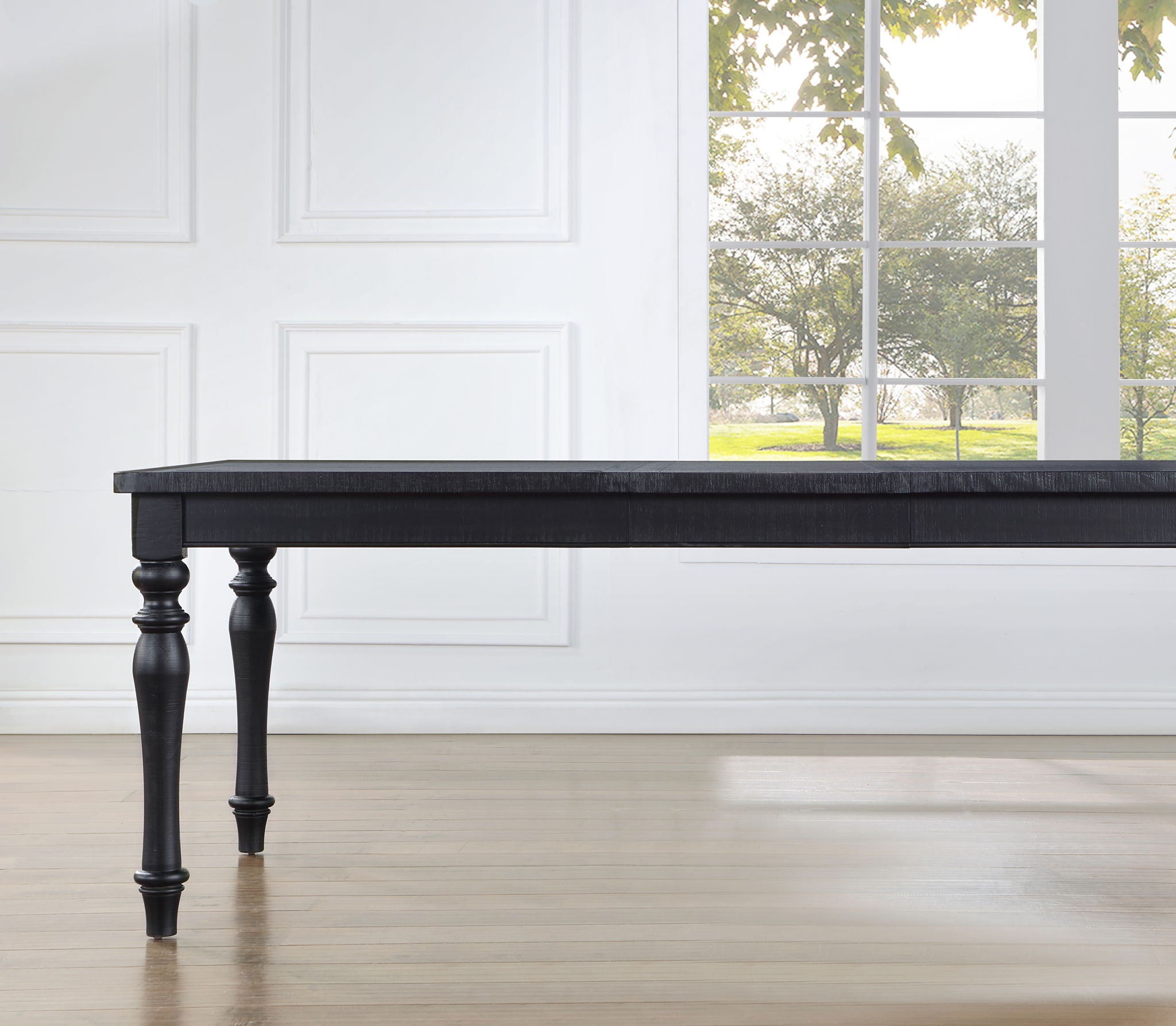 Odessa - Dining Table With Leaf - Black