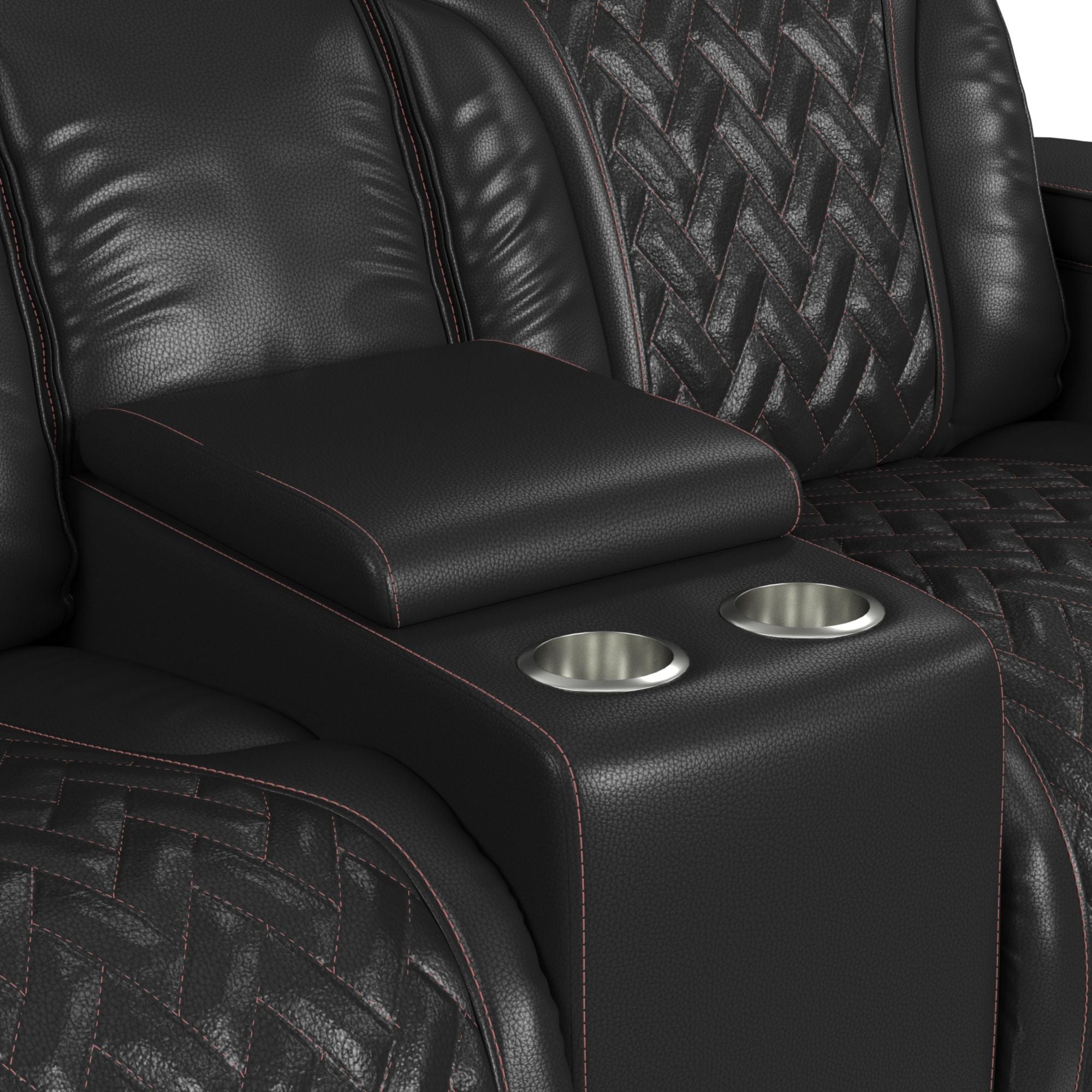 Prime Time - P3 3 Piece Living Room Set (Sofa, Loveseat & Recliner) - Jett Black