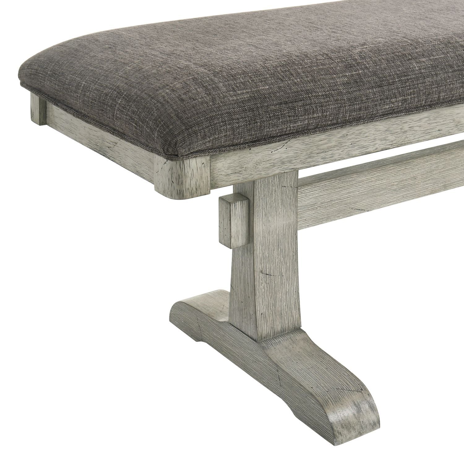 Hallendale - Upholstered Dining Bench (RTA) - White