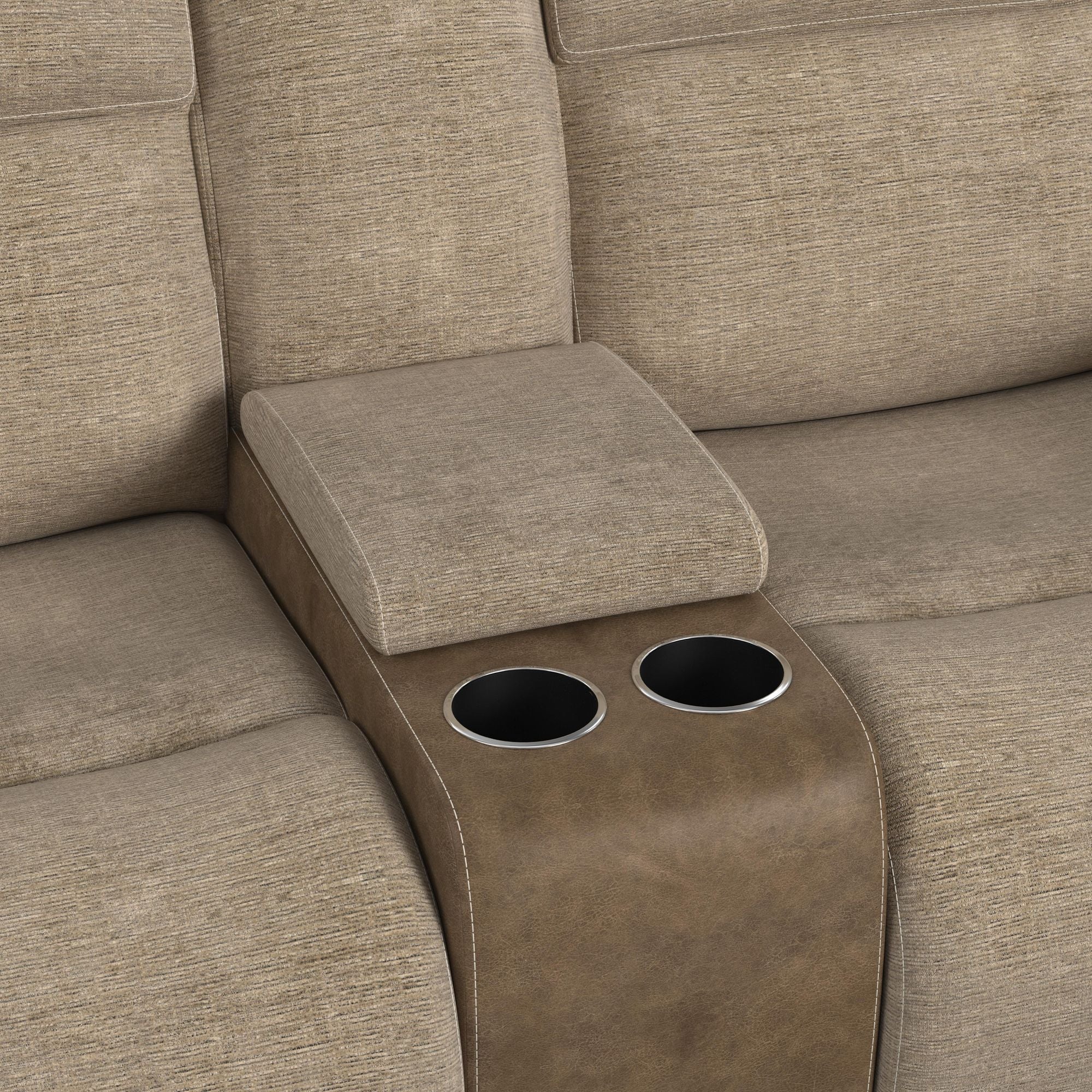 Hornet - Motion Glider Loveseat With Console