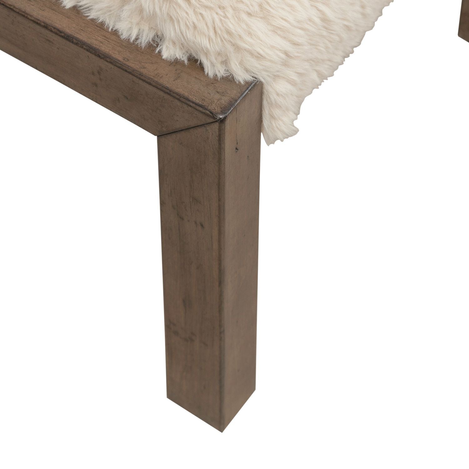 Broadmore - Upholstered Console Stool - Brown
