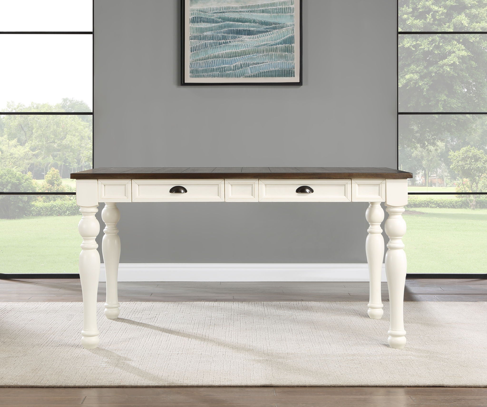 Joanna - Dining Set With Two Tone Table