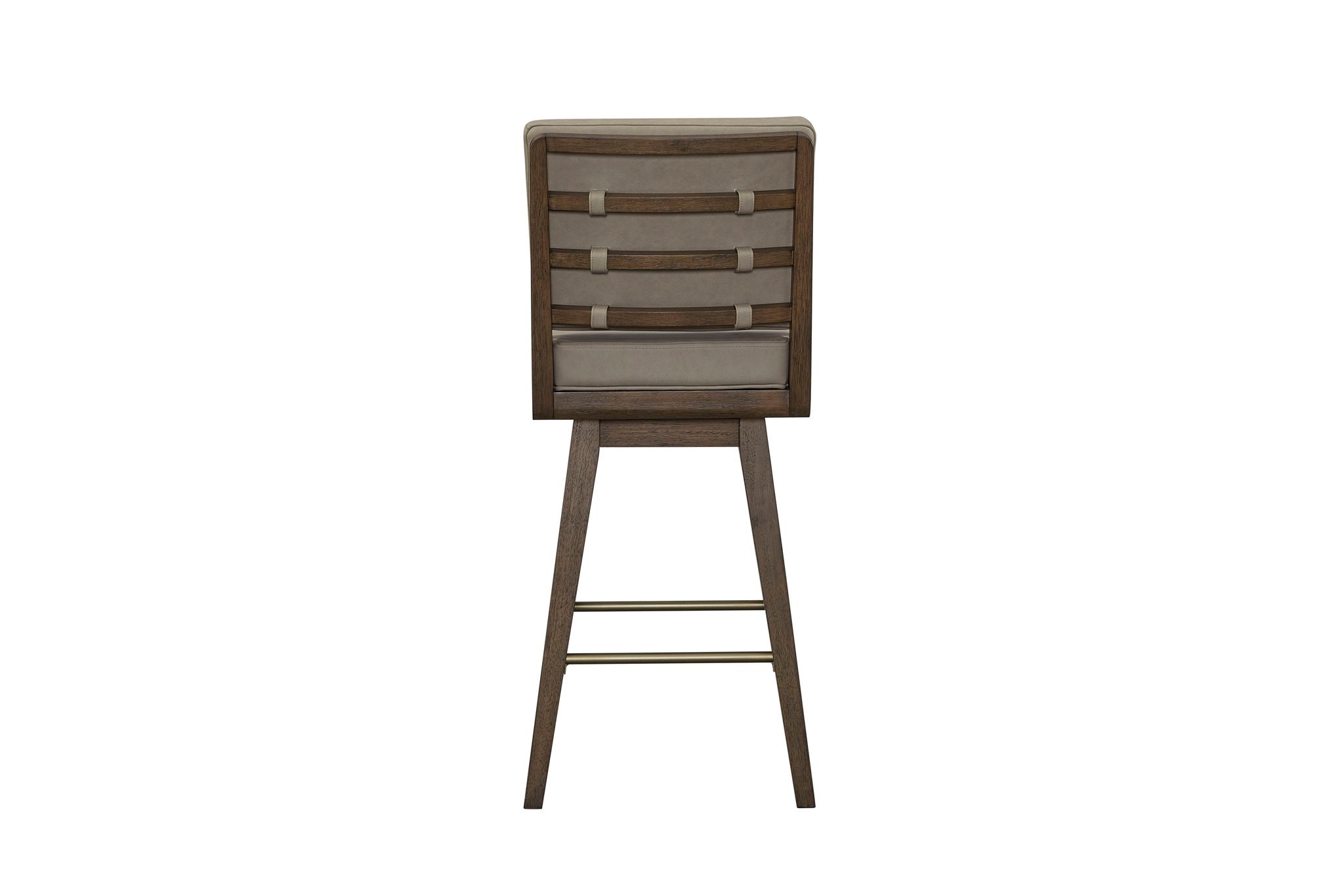 Elure - Leather Swivel Bar Stool (Set of 2)