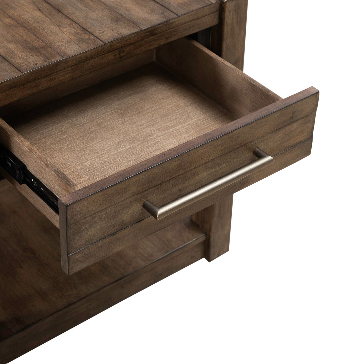 Broadmore - Drawer End Table - Brown
