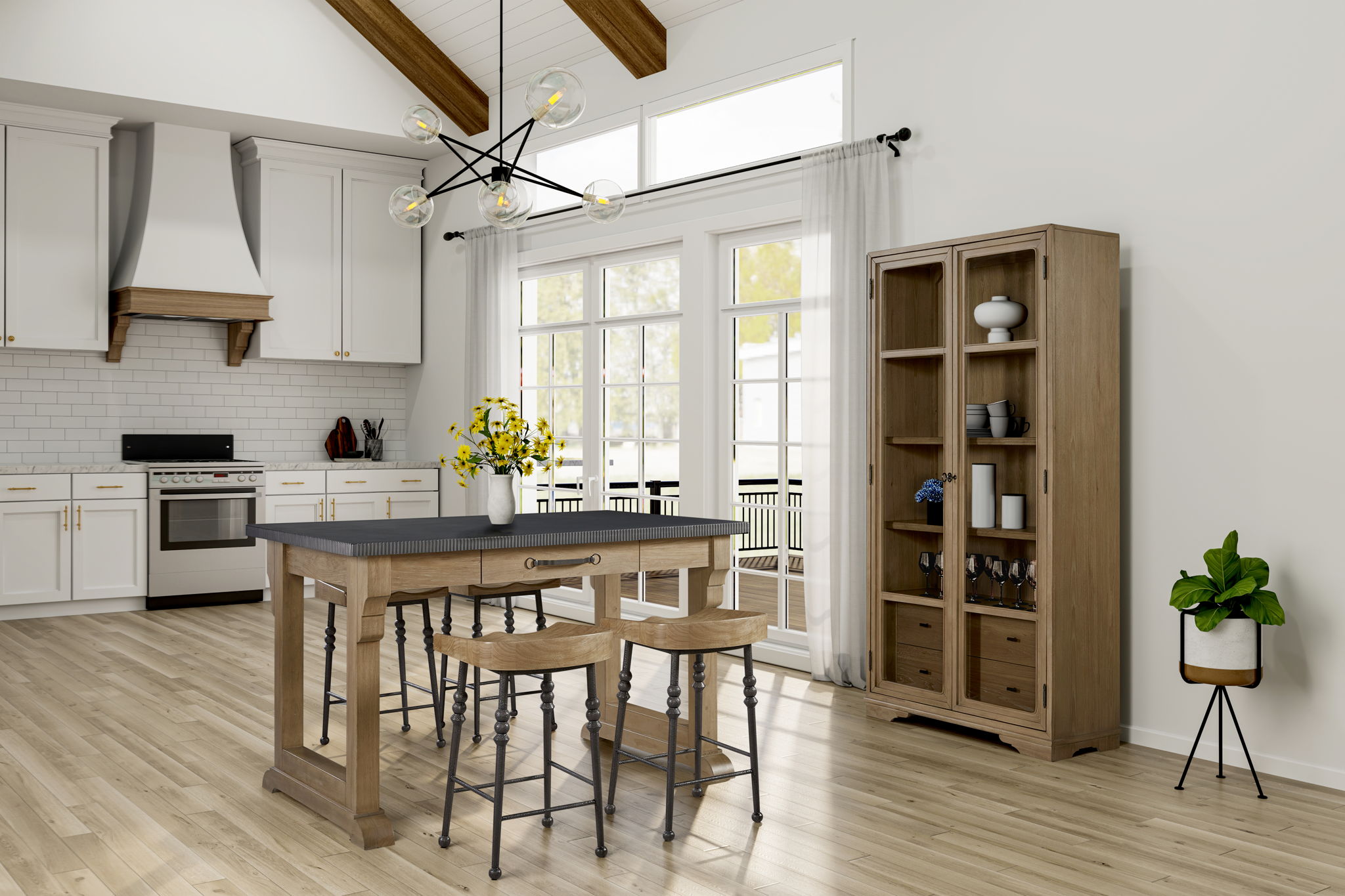 Tarrington - Kitchen Island - Cashew