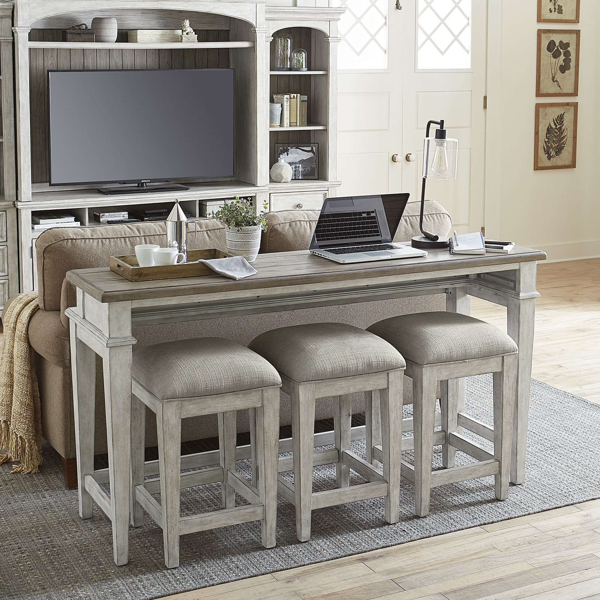Heartland - Console Bar Table - White