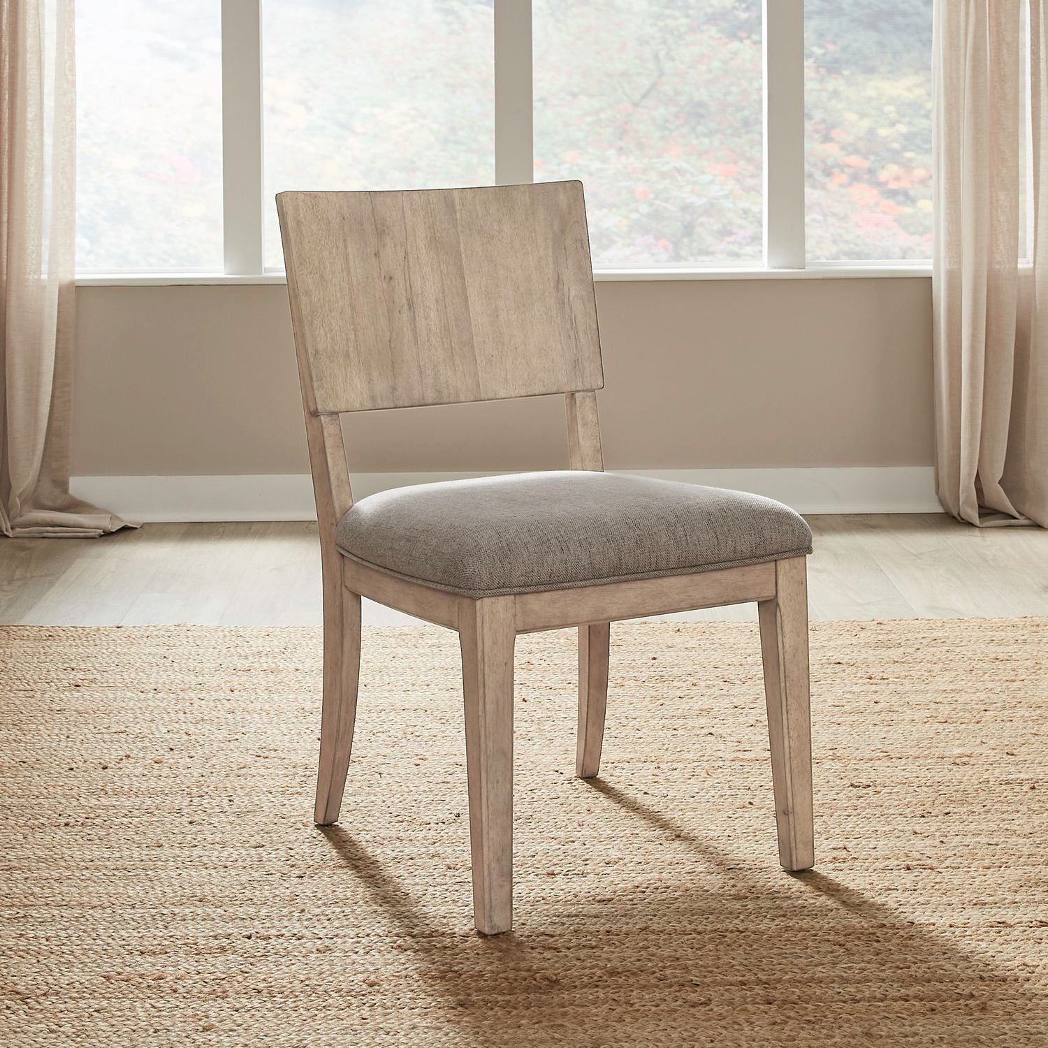 Proximity Place - Panel Back Side Chair (RTA) - Brown