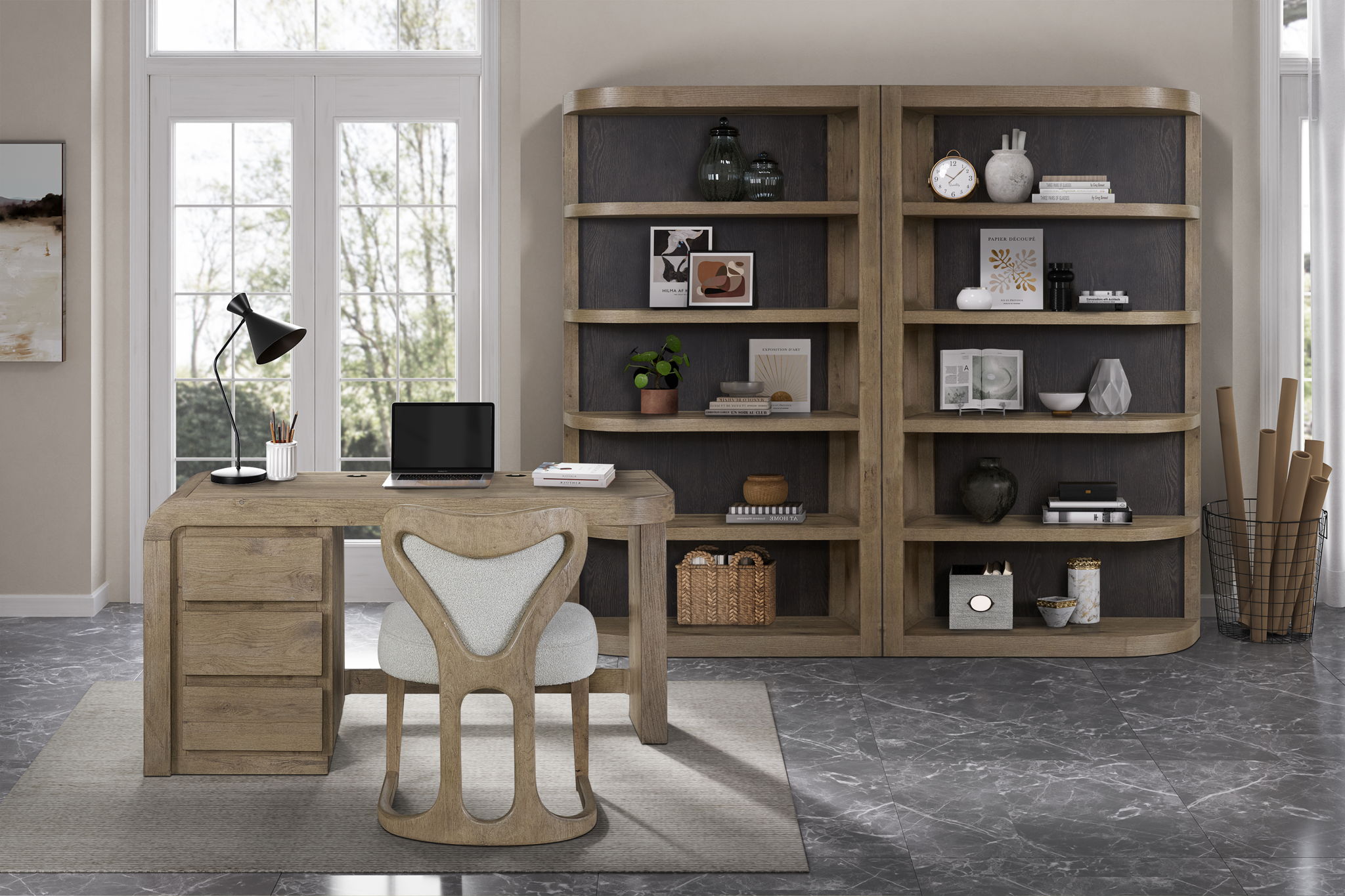 Pagosa - Junior Executive Desk - English Knotty Oak