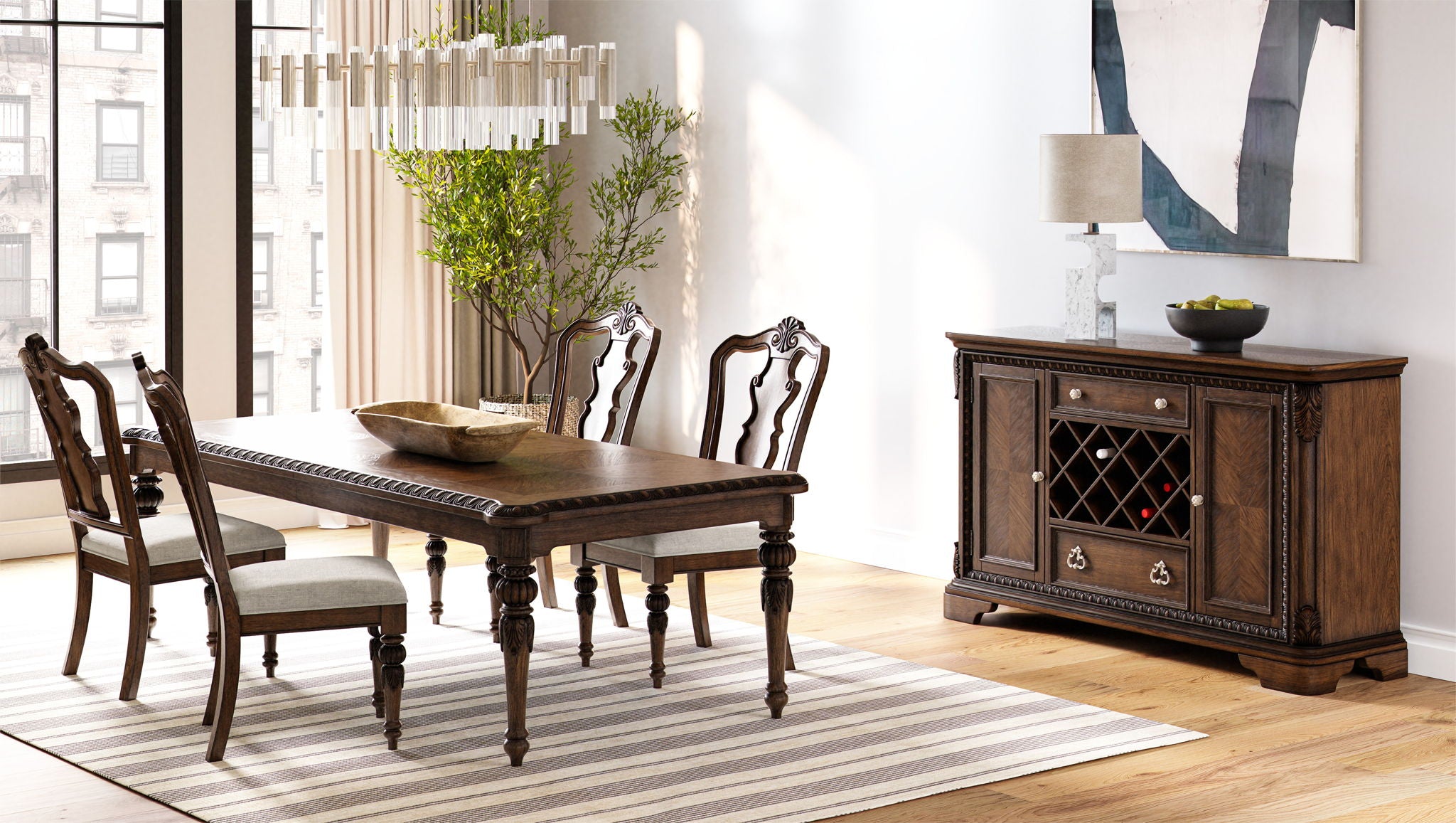 Coventry - Server - Mahogany