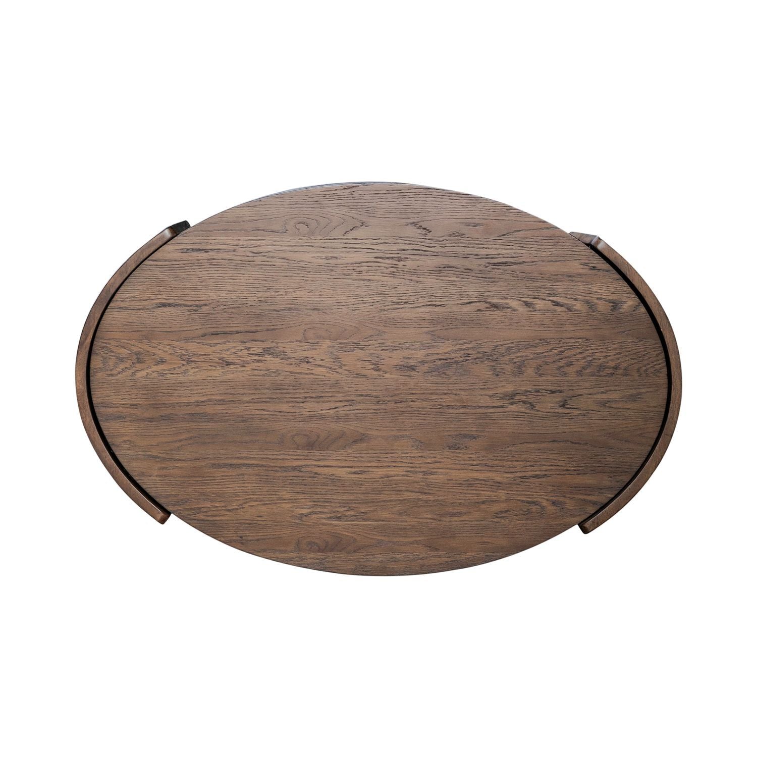 Warren Park - Oval Cocktail Table - Brown