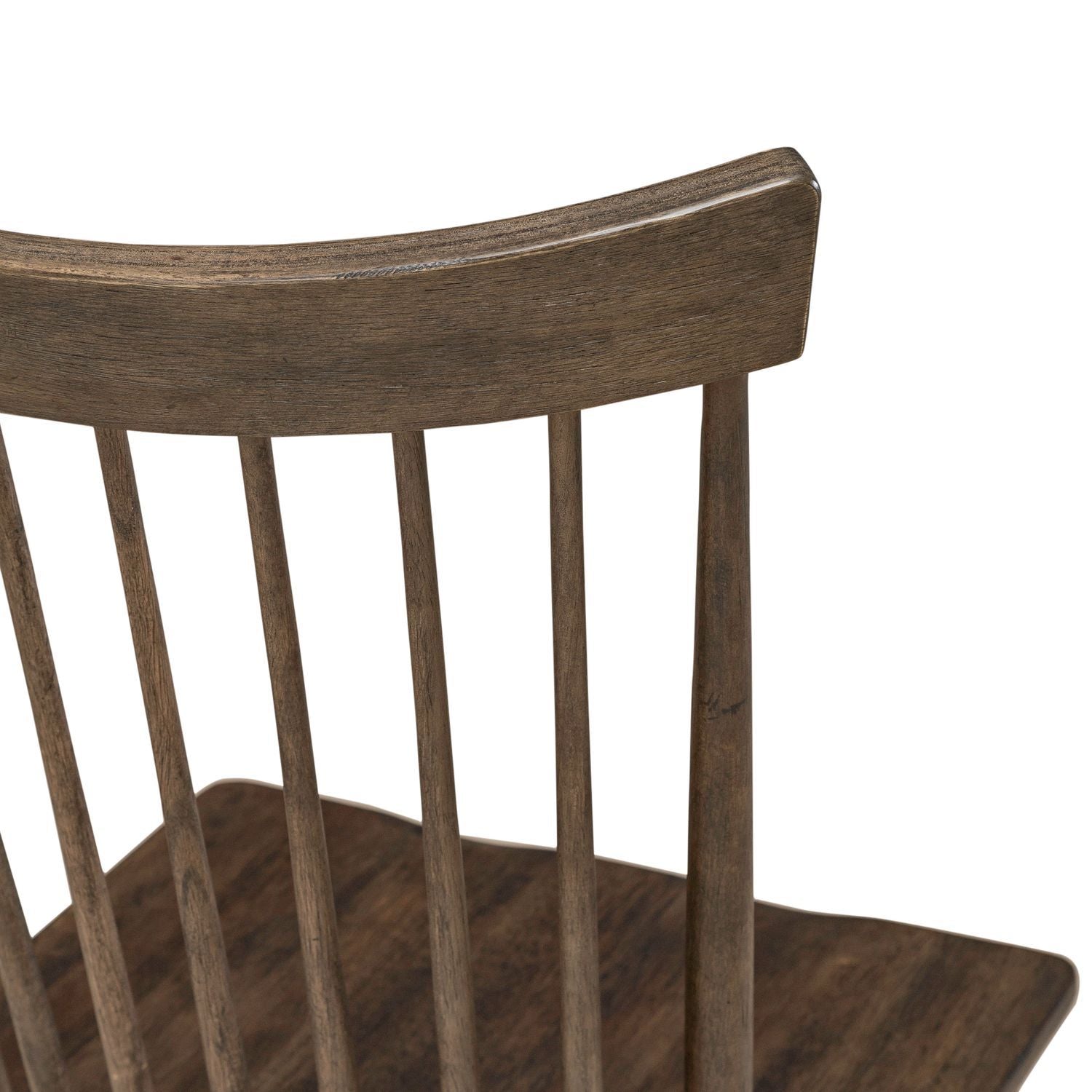 Midland Falls - Spindle Back Side Chair (RTA) - Dark Brown