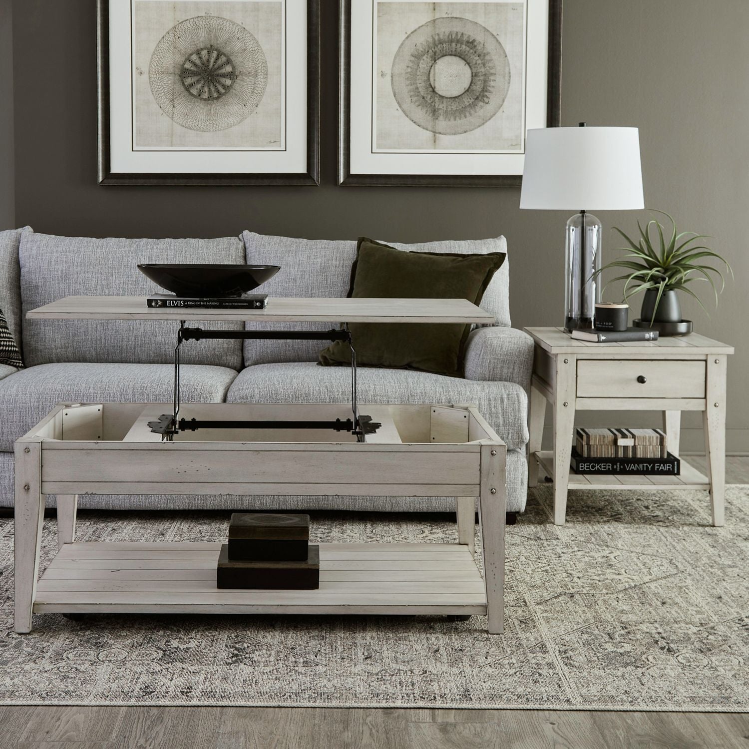 Lake House - Optional 3 Piece Set - White