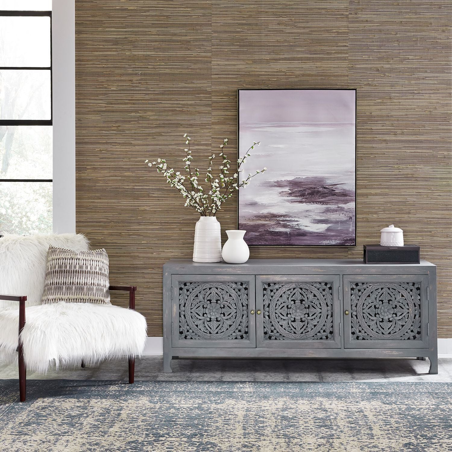 Marisol 65 Inch 3 Door Accent TV Stand by Liberty