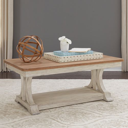 Farm House Reimagined by Liberty 3 Piece Set (1-Cocktail 2-End Tables) SKU: 652-OT-3PCS