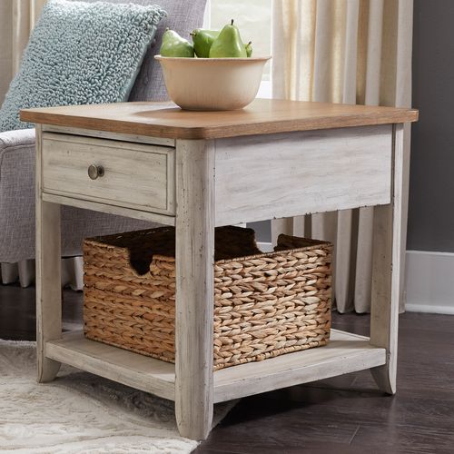 Farm House Reimagined by Liberty 3 Piece Set (1-Cocktail 2-End Tables) SKU: 652-OT-3PCS