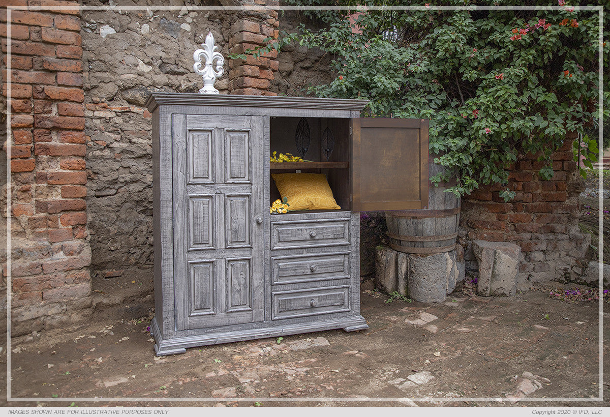 Terra Gray Bedroom Collection Model: IFD1041BEDROOM SOLID WOOD