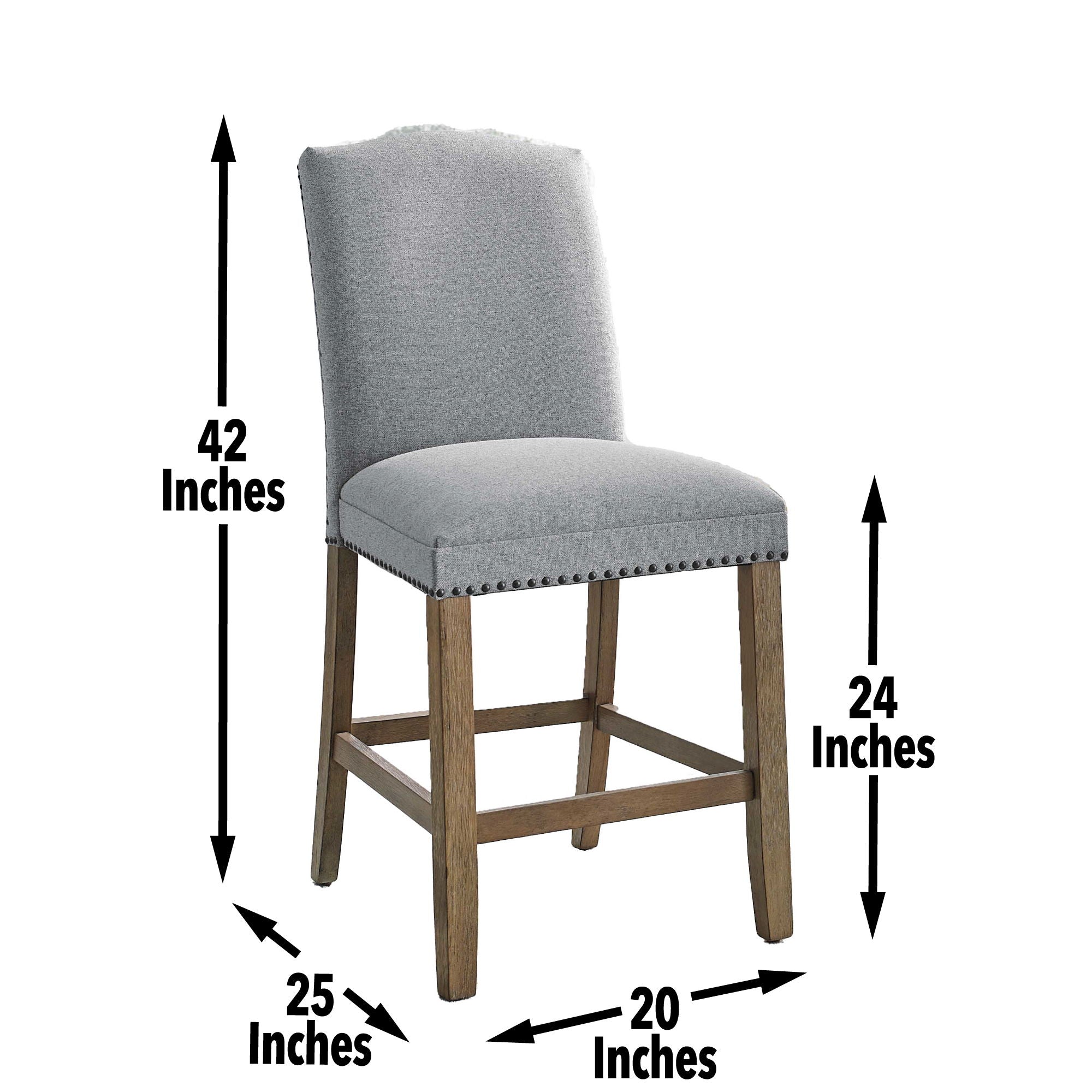 Grayson - Counter Height Set With Gray Top Table