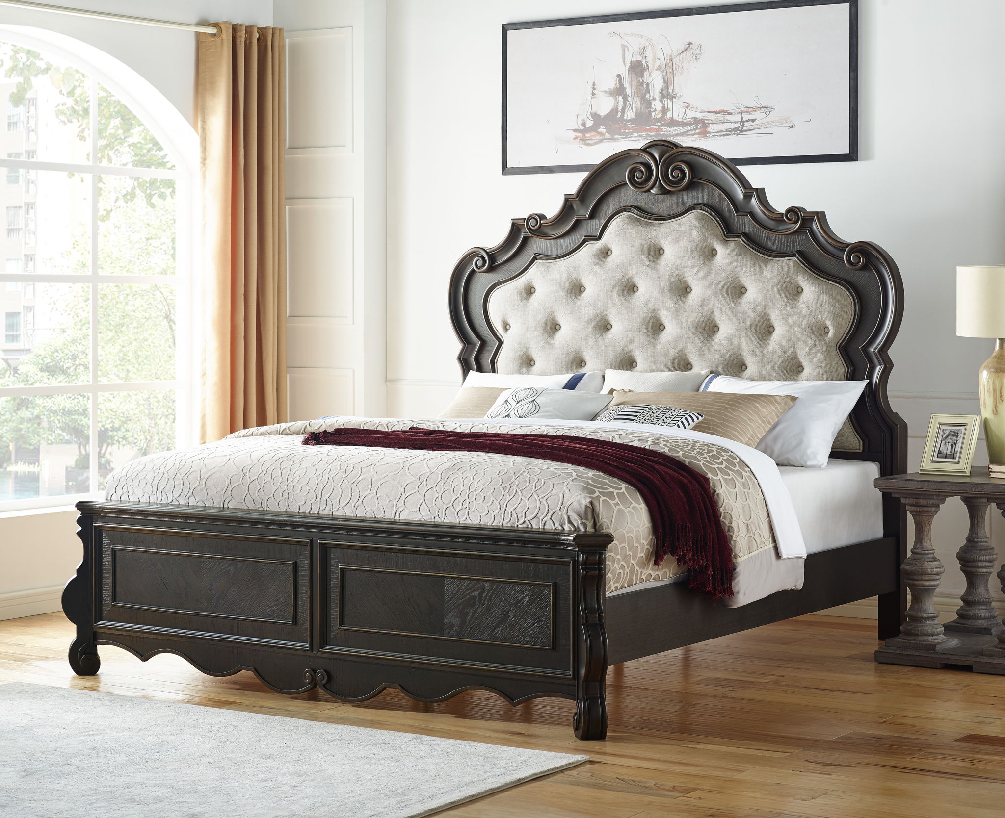 Rhapsody - Upholstered Panel Bed