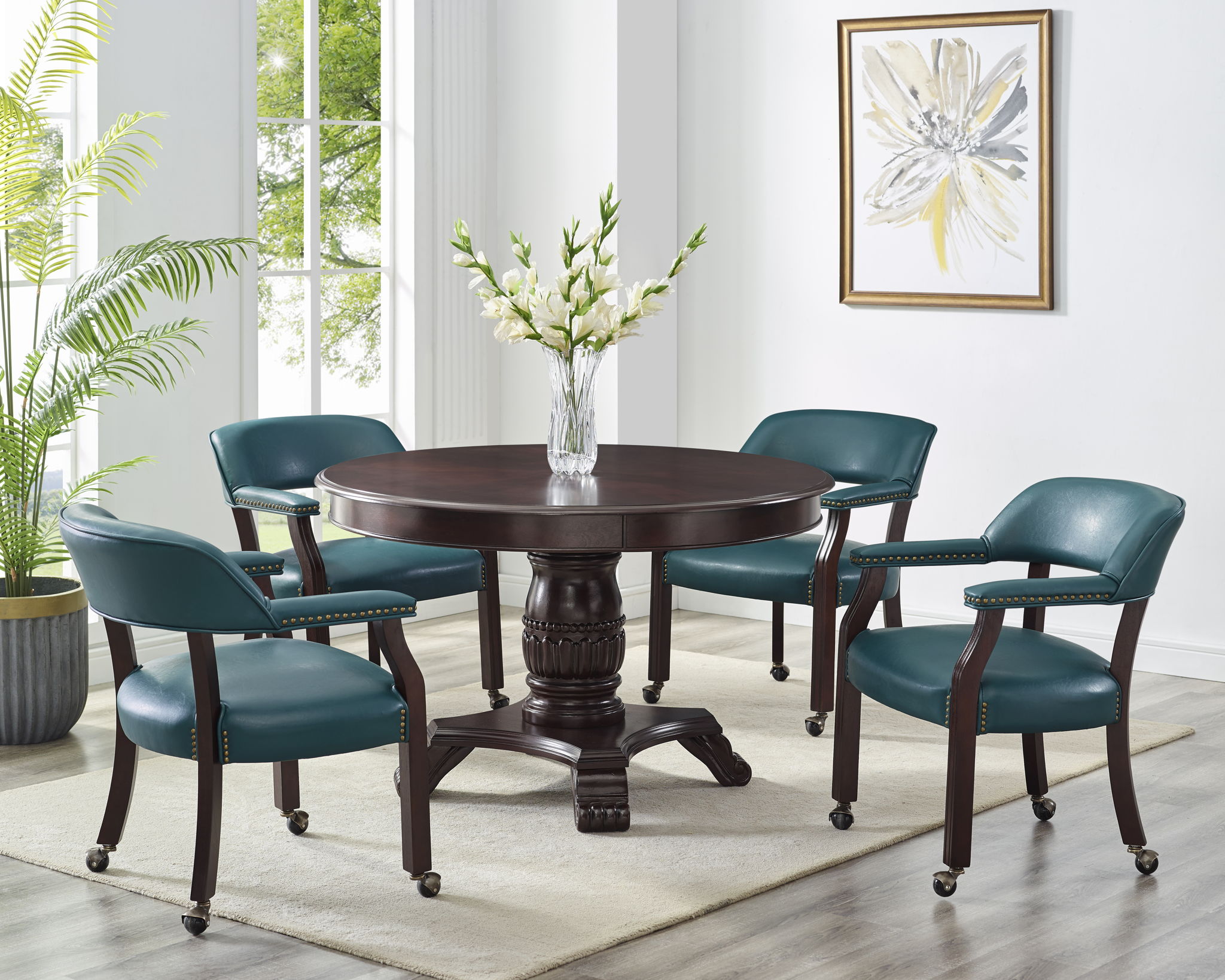 Tournament - Arm Chair With Casters