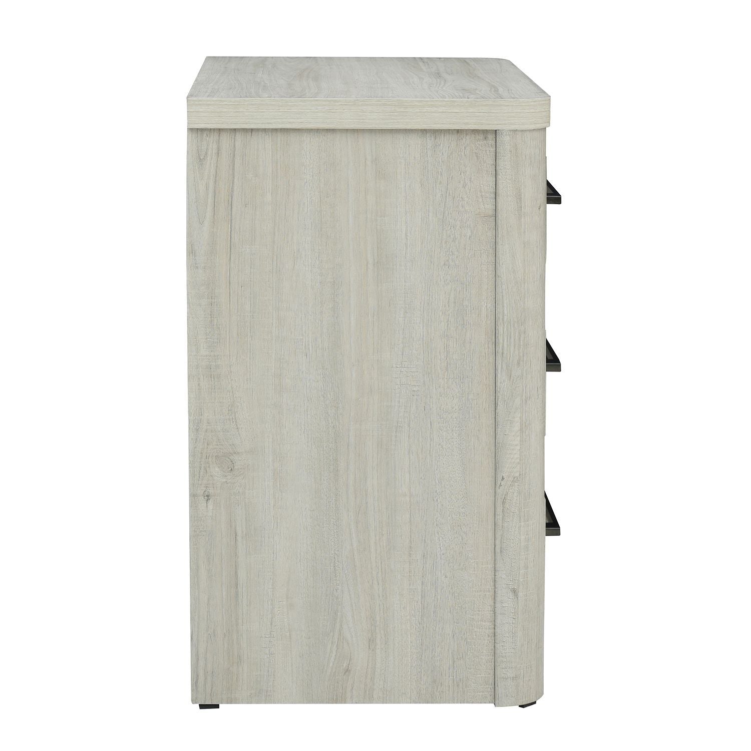 Modern Play - Nightstand With Charging Station - White