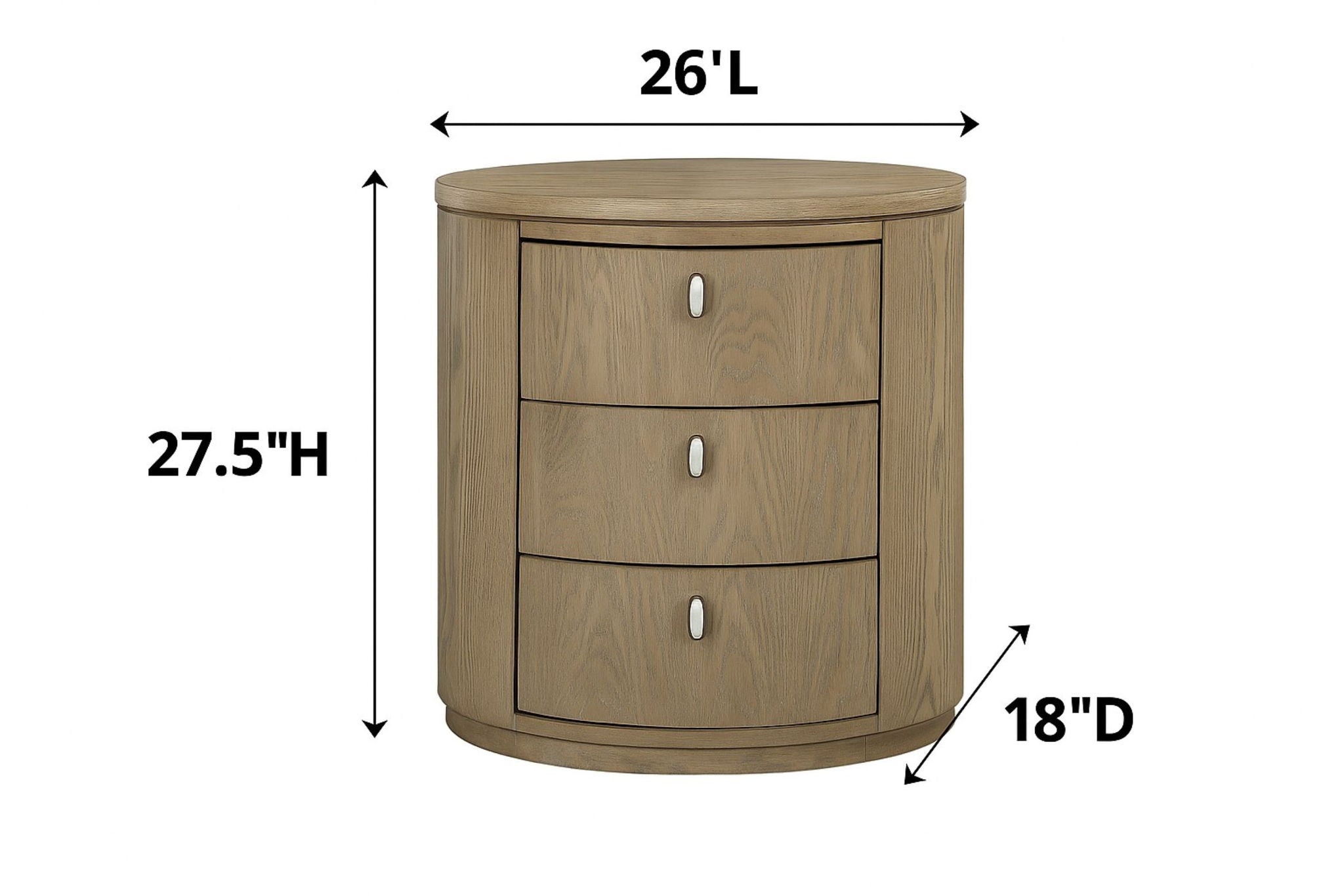 Trilogy - Nightstand - Toffee