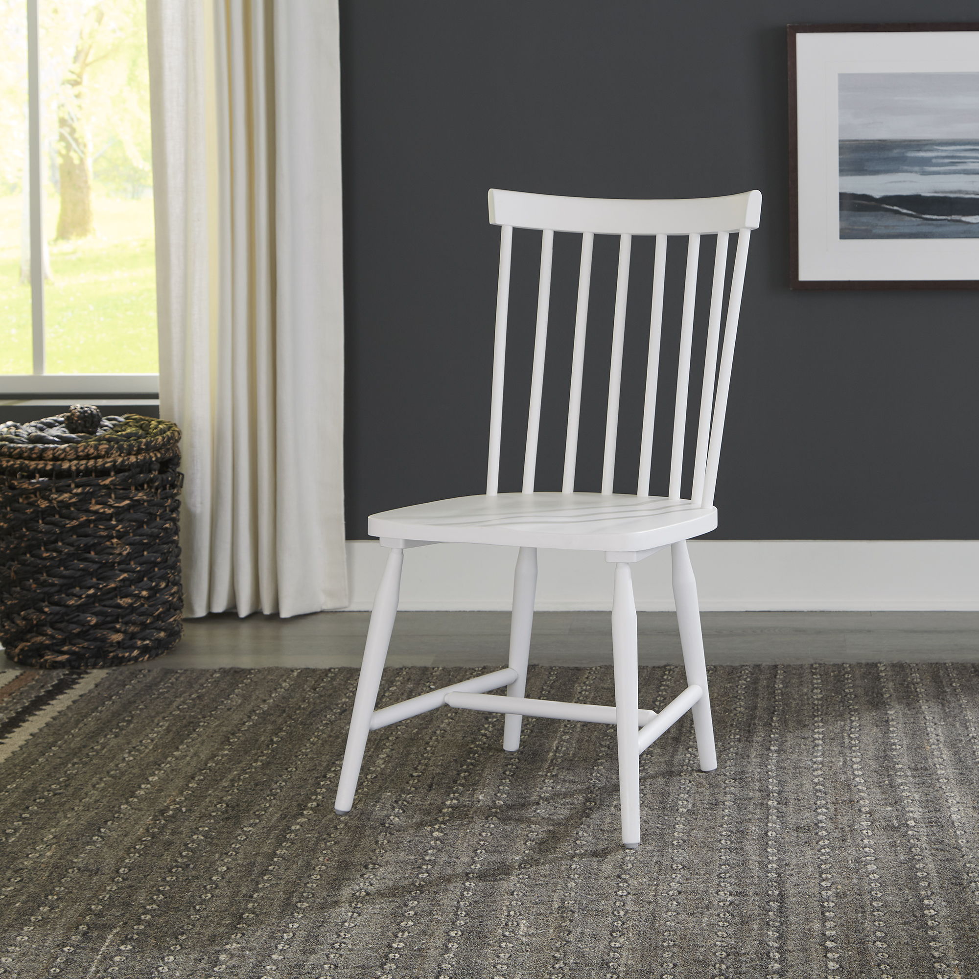 Palmetto Heights - Spindle Back Side Chair (RTA) - White