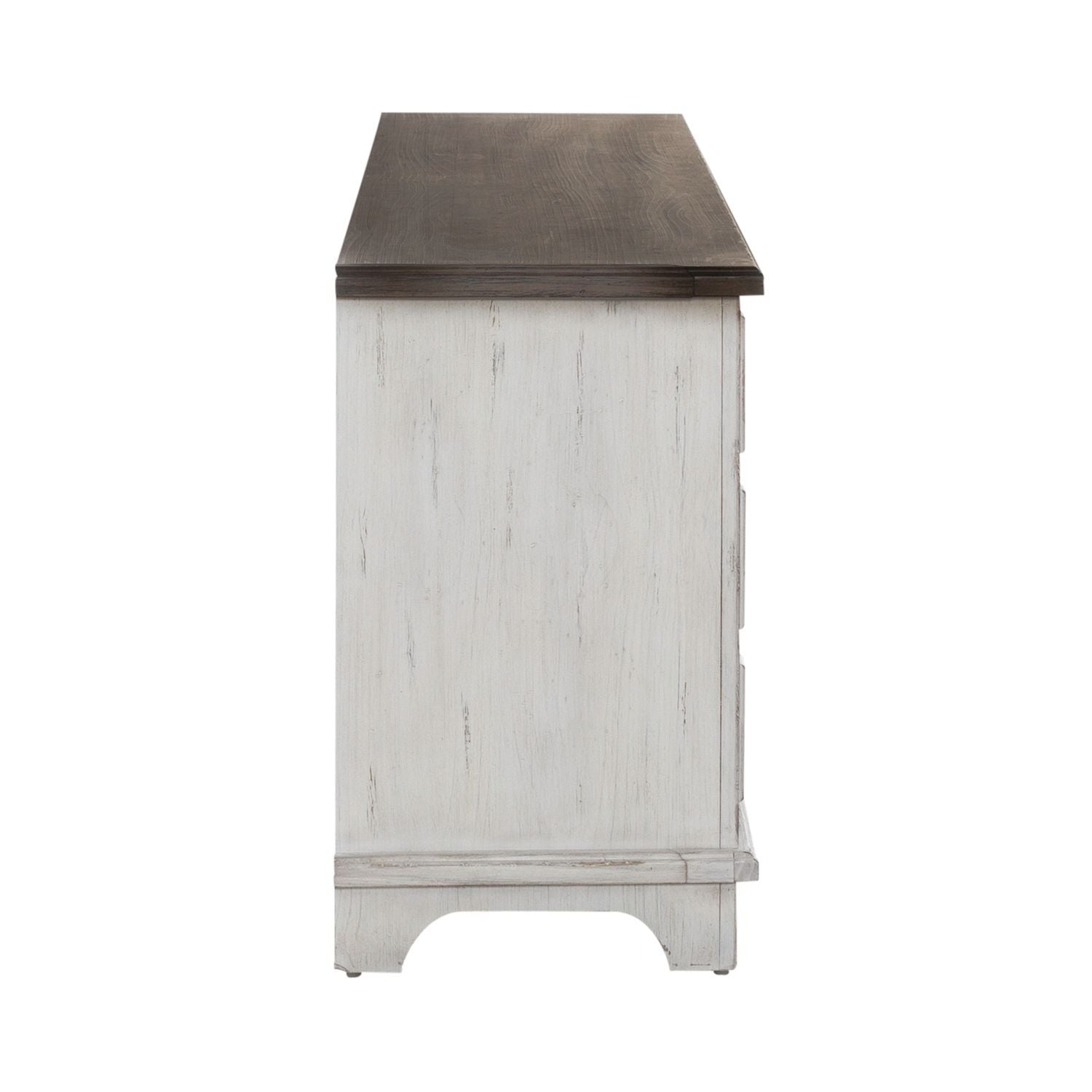 River Place - 75" Entertainment Console - White