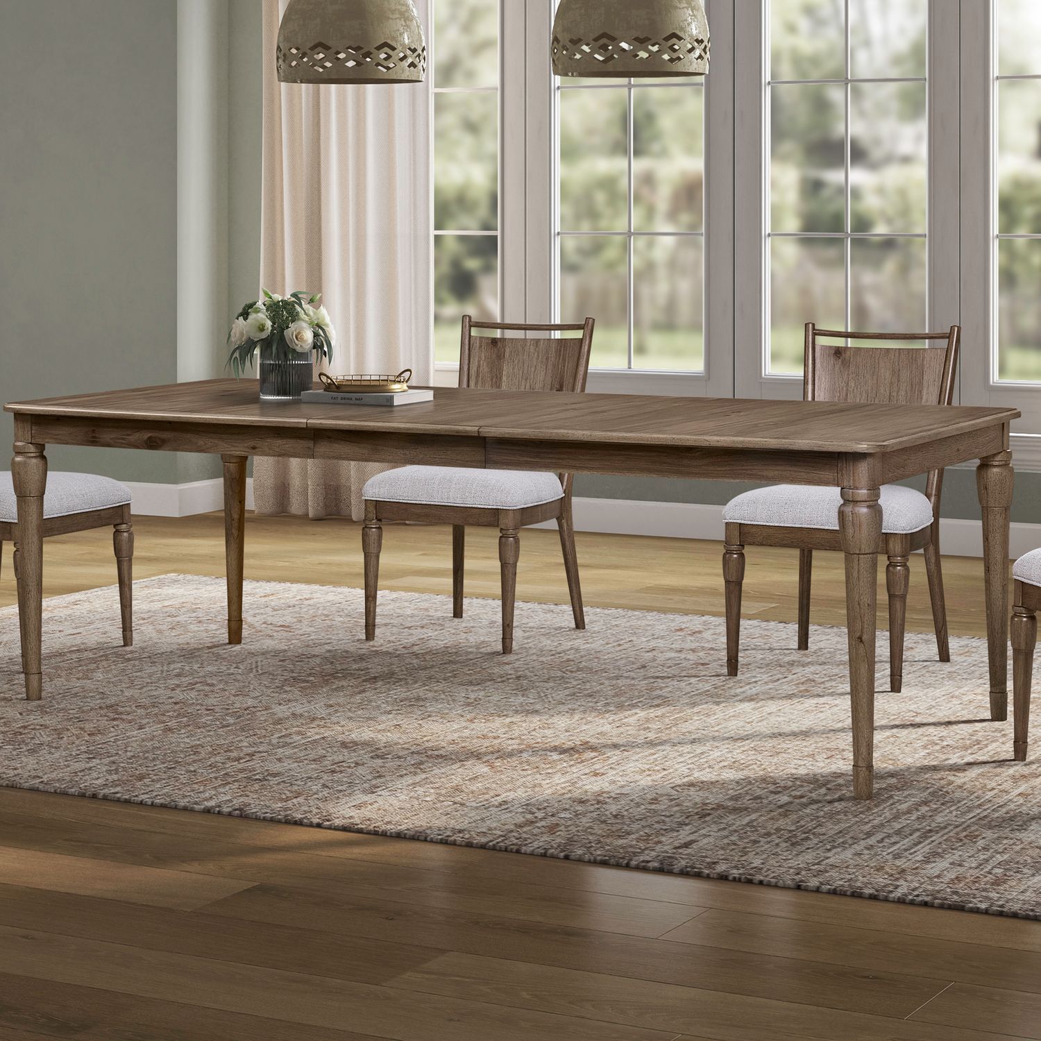 Hickory Grove - Rectangular Leg Table - Brown