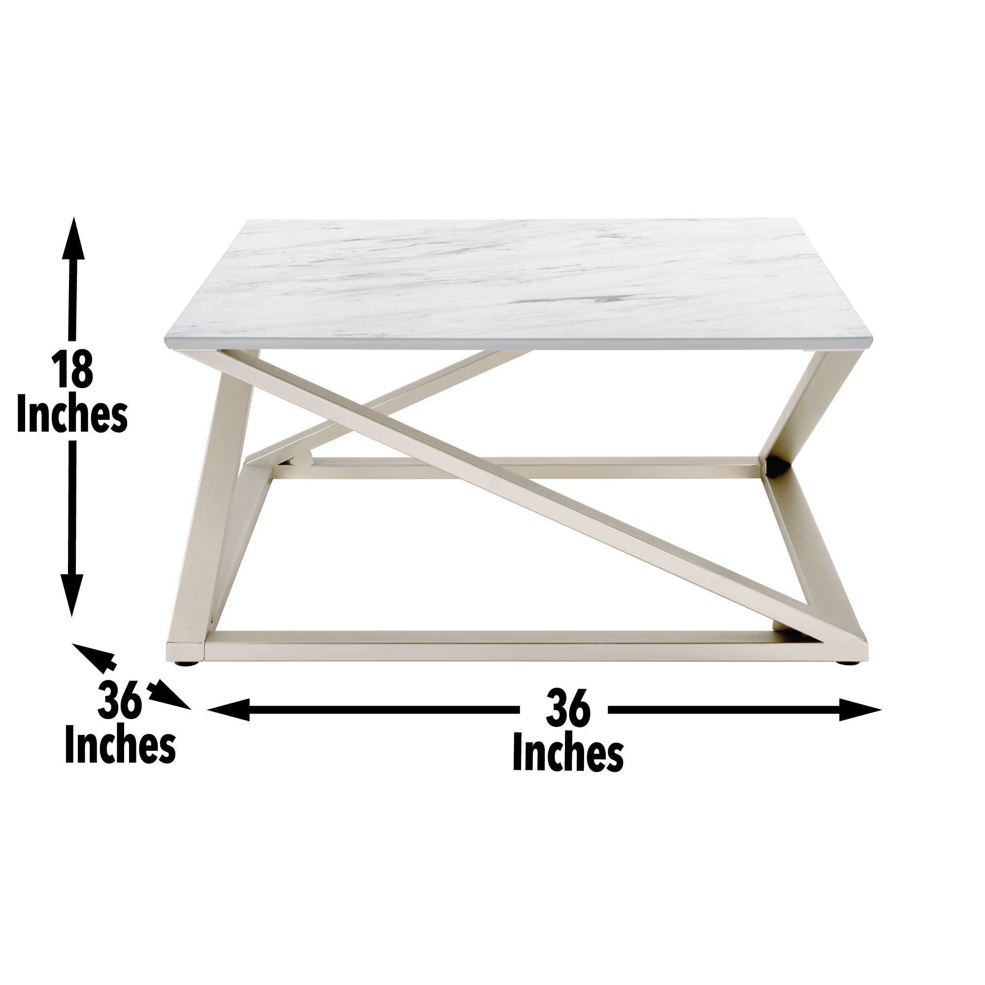 Zurich - Table With Faux Marble Top