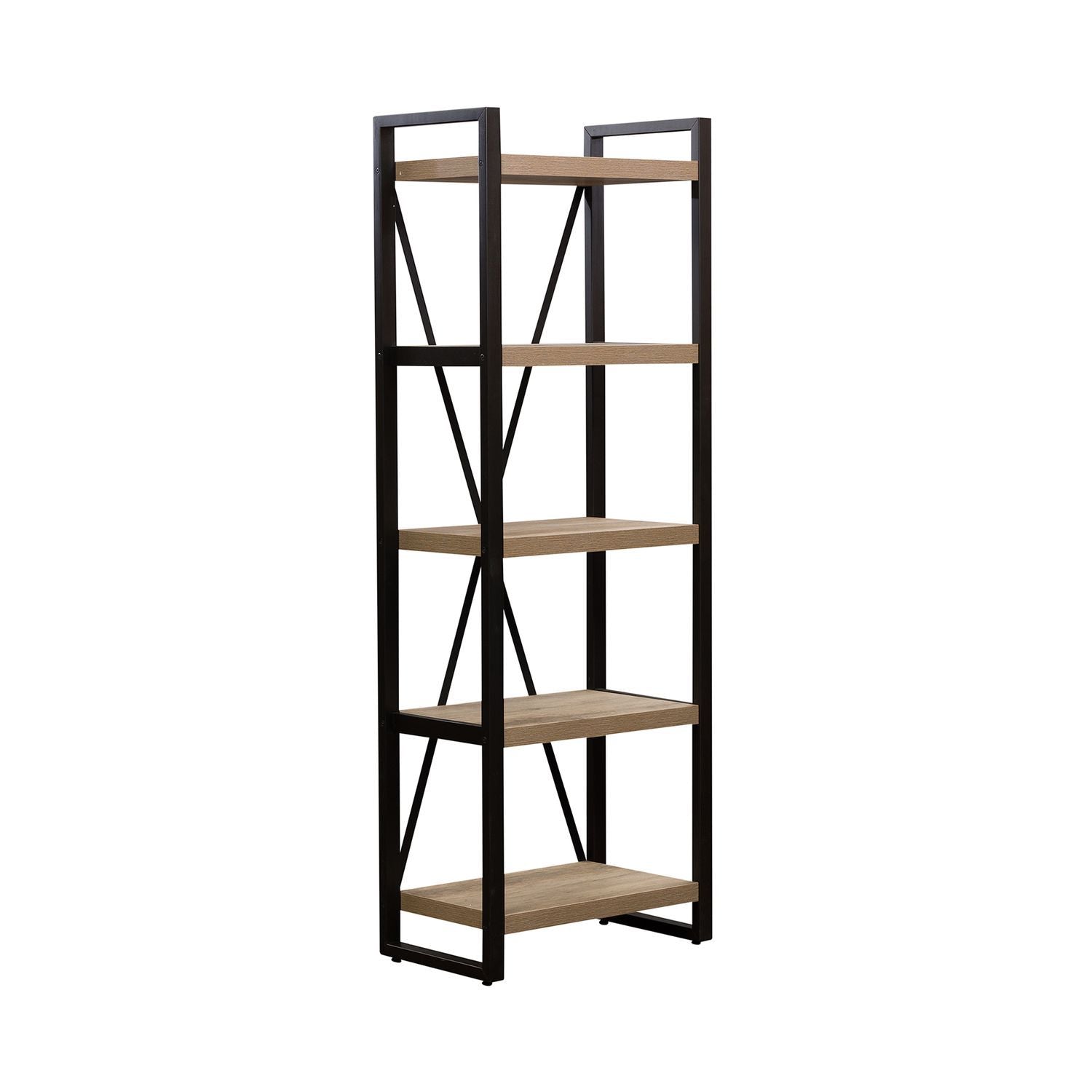 Sun Valley - Tall Pier Unit With Faux Metal - Light Brown
