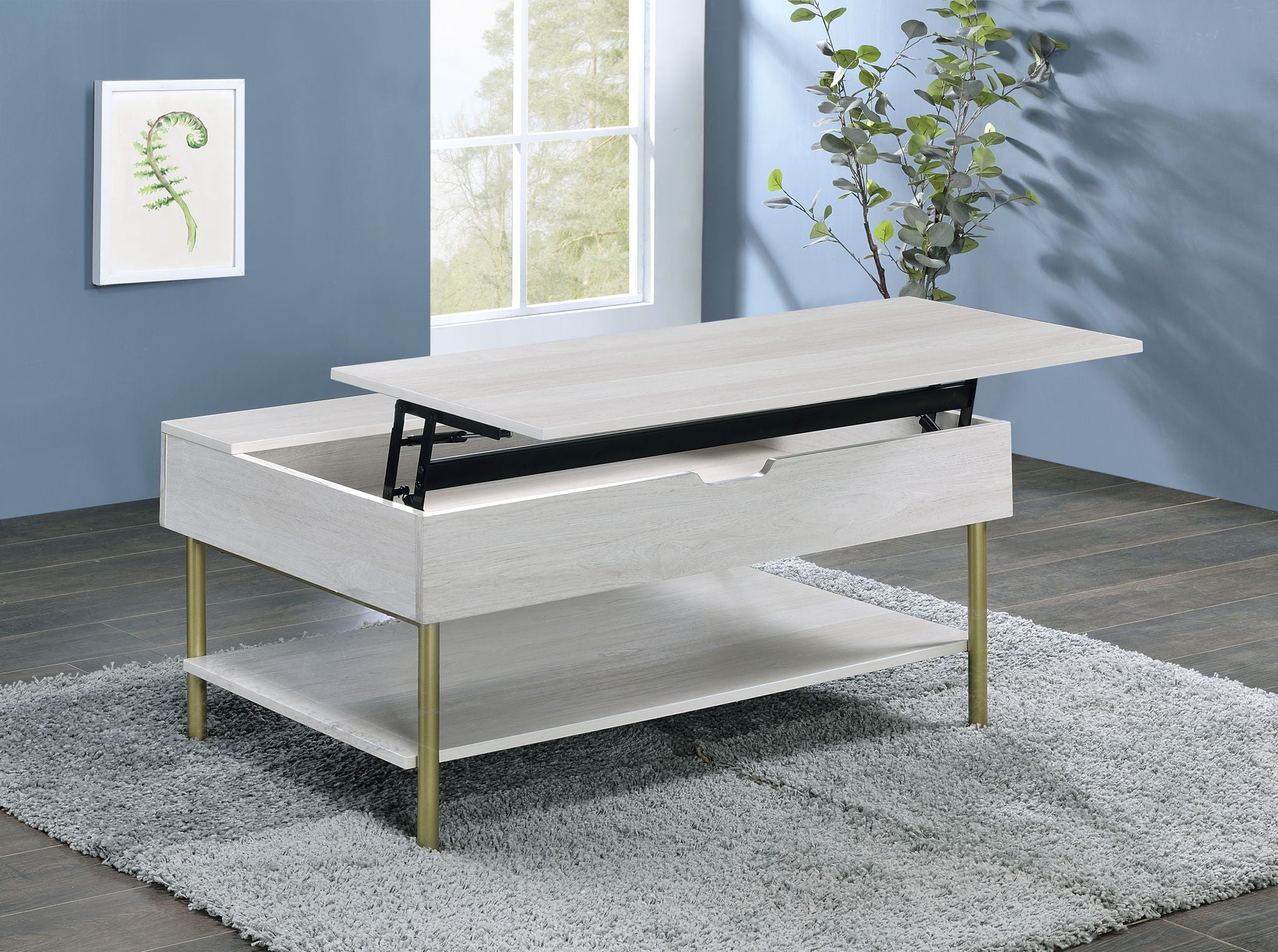 Whitman - 3 Piece Table Set - White