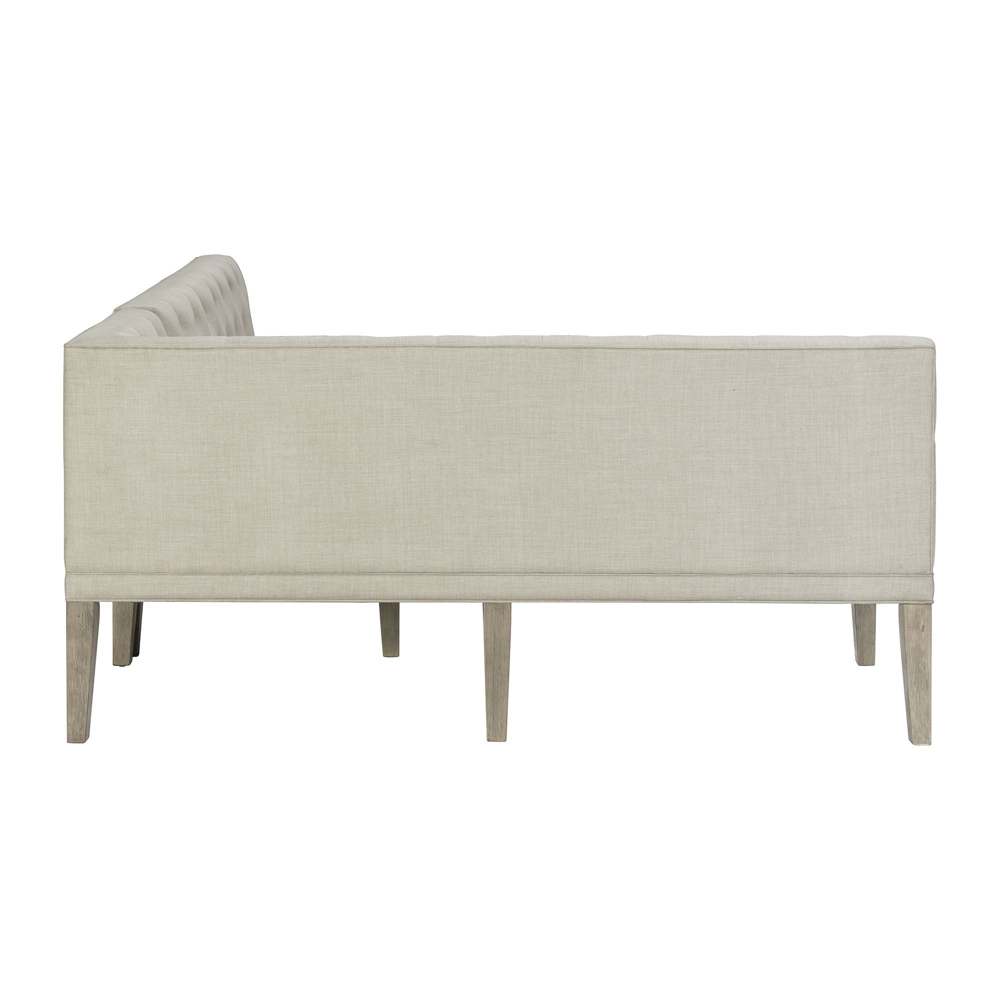 Peyton - Sectional Sofa Dining Set - Gray