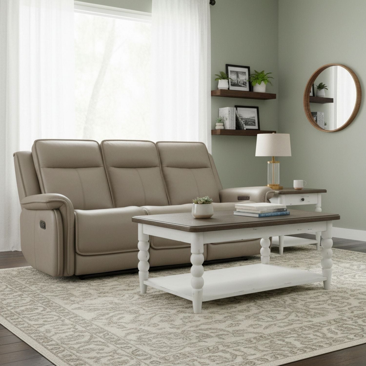 Turnberry Park - 3 Piece Set (Cocktail Table And 2 End Tables) - White