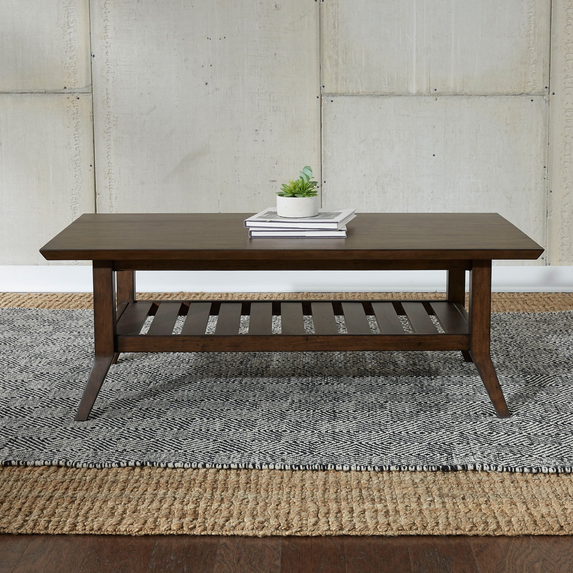 Ventura Blvd - 3 Piece Table Set (1 Cocktail Table 2 Round End Tables) - Dark Brown