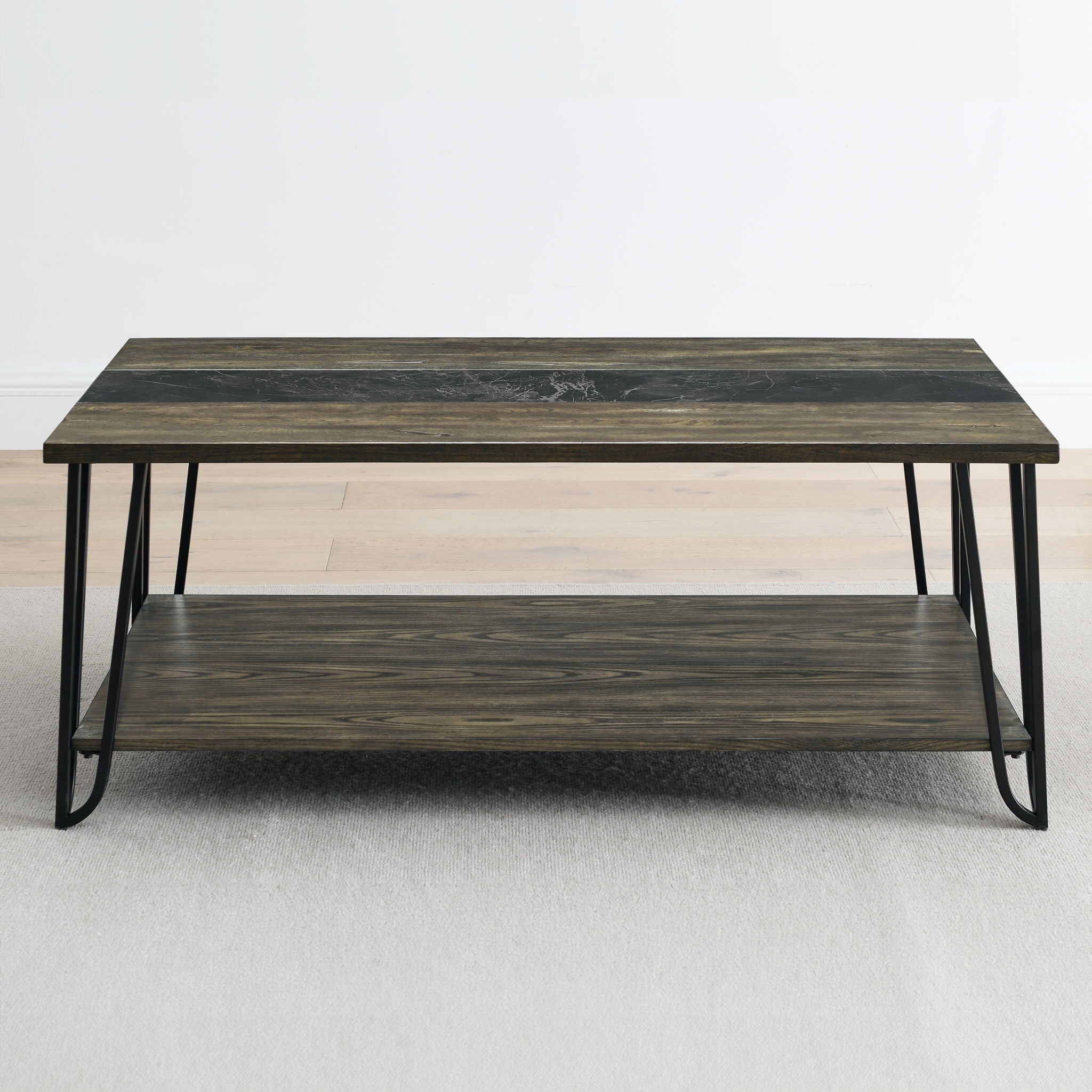 Harper - Table With Sintered Stone Inlay