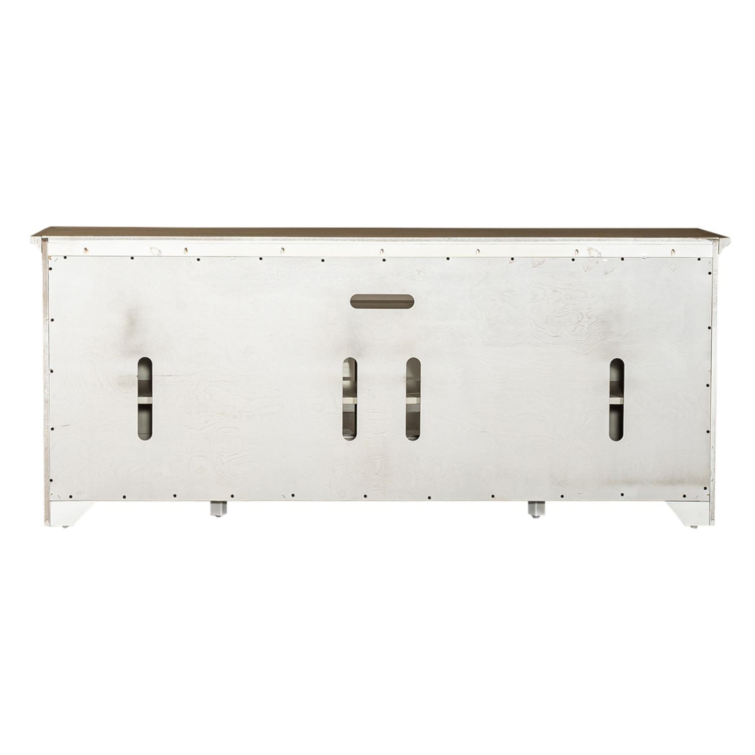 Farmhouse Reimagined - Entertainment 72" TV Stand - White