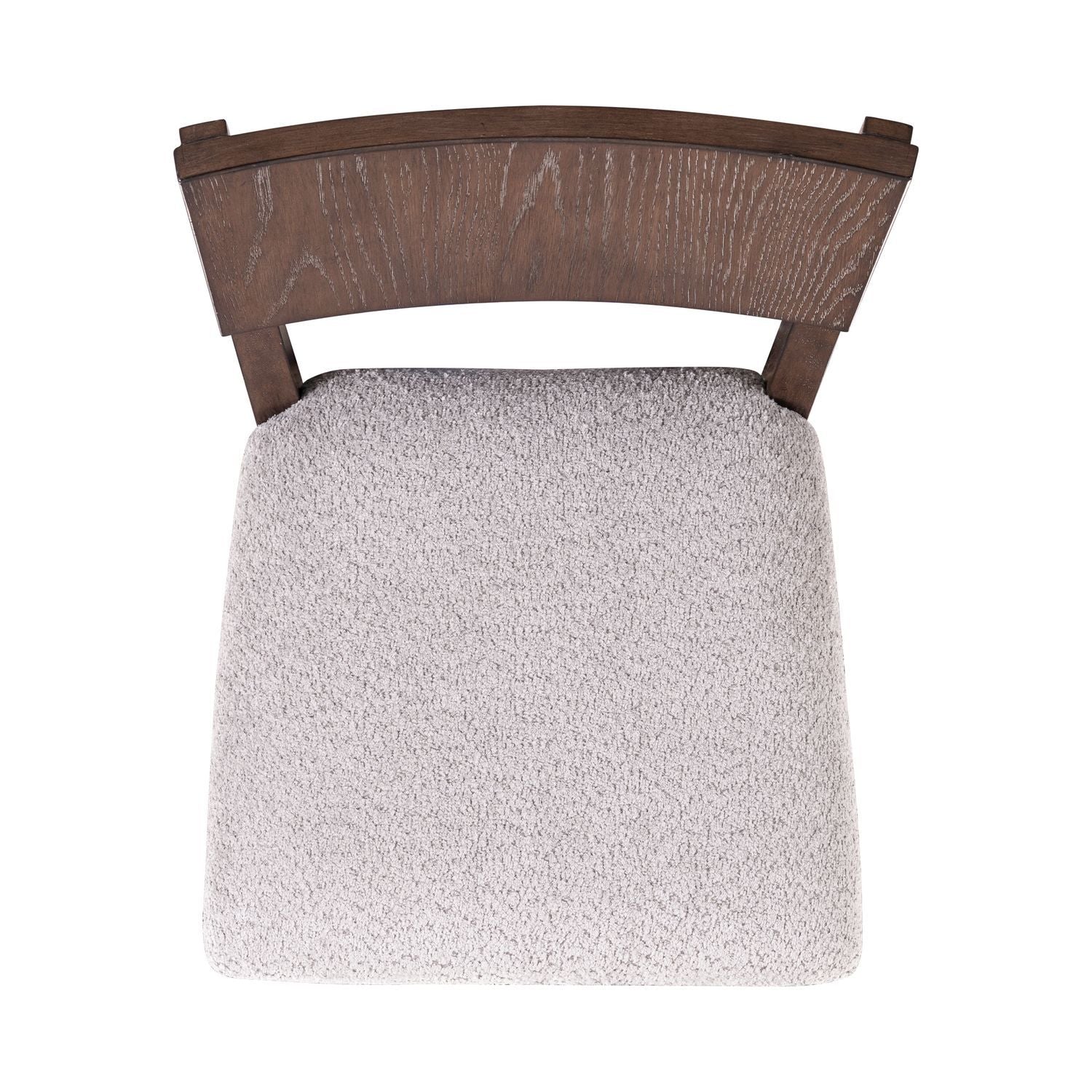 Cascade Falls - Panel Back Side Chair (RTA) - Brown