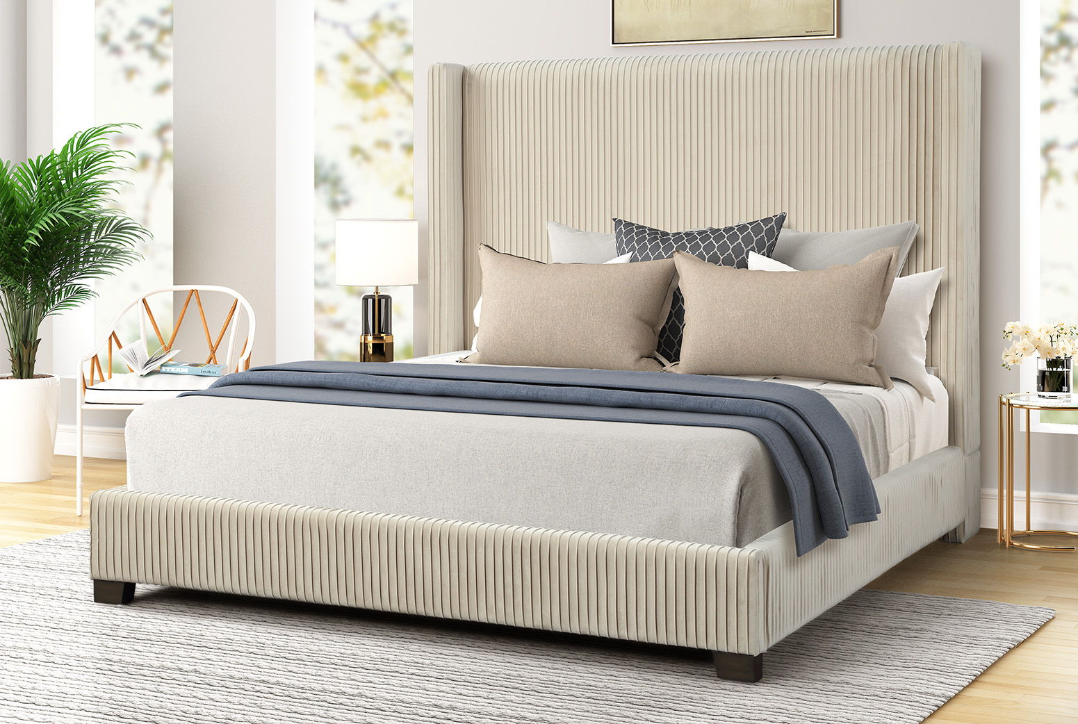 Luca - Upholstered Bed In A Box