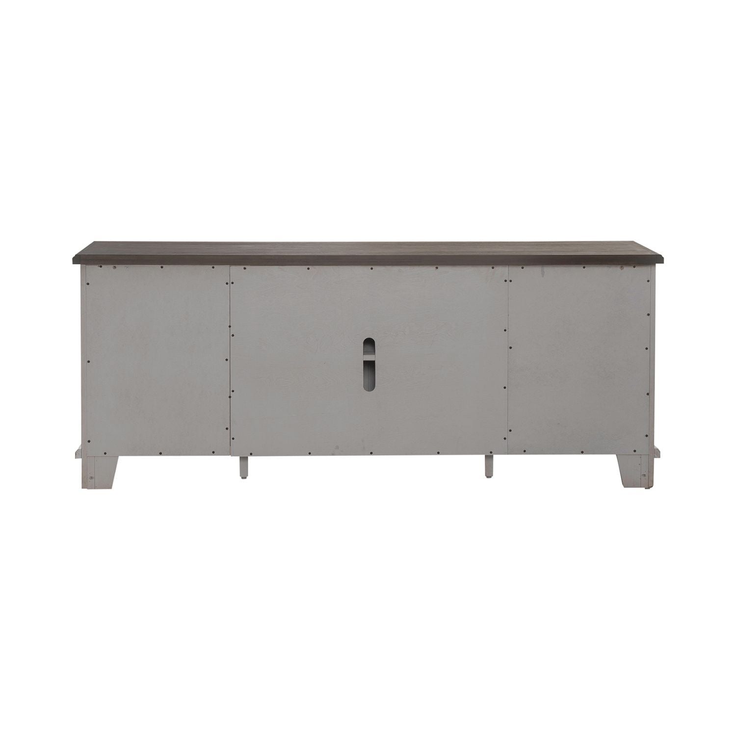 River Place - 75" Entertainment Console - White